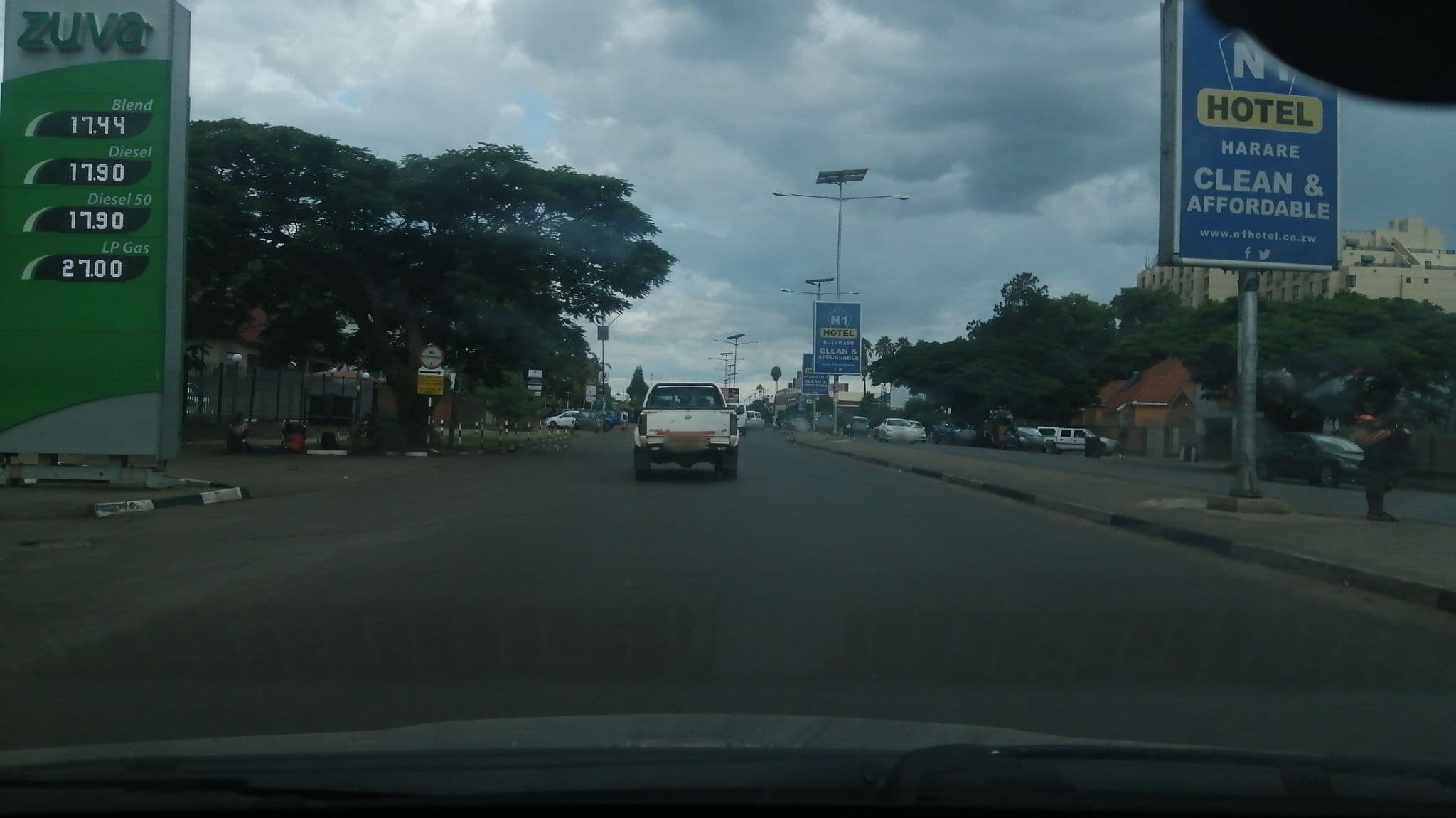 Street view near N1 Hotel Samora Machel Harare, Harare — © sadombaj (CC BY-SA · Mapillary)