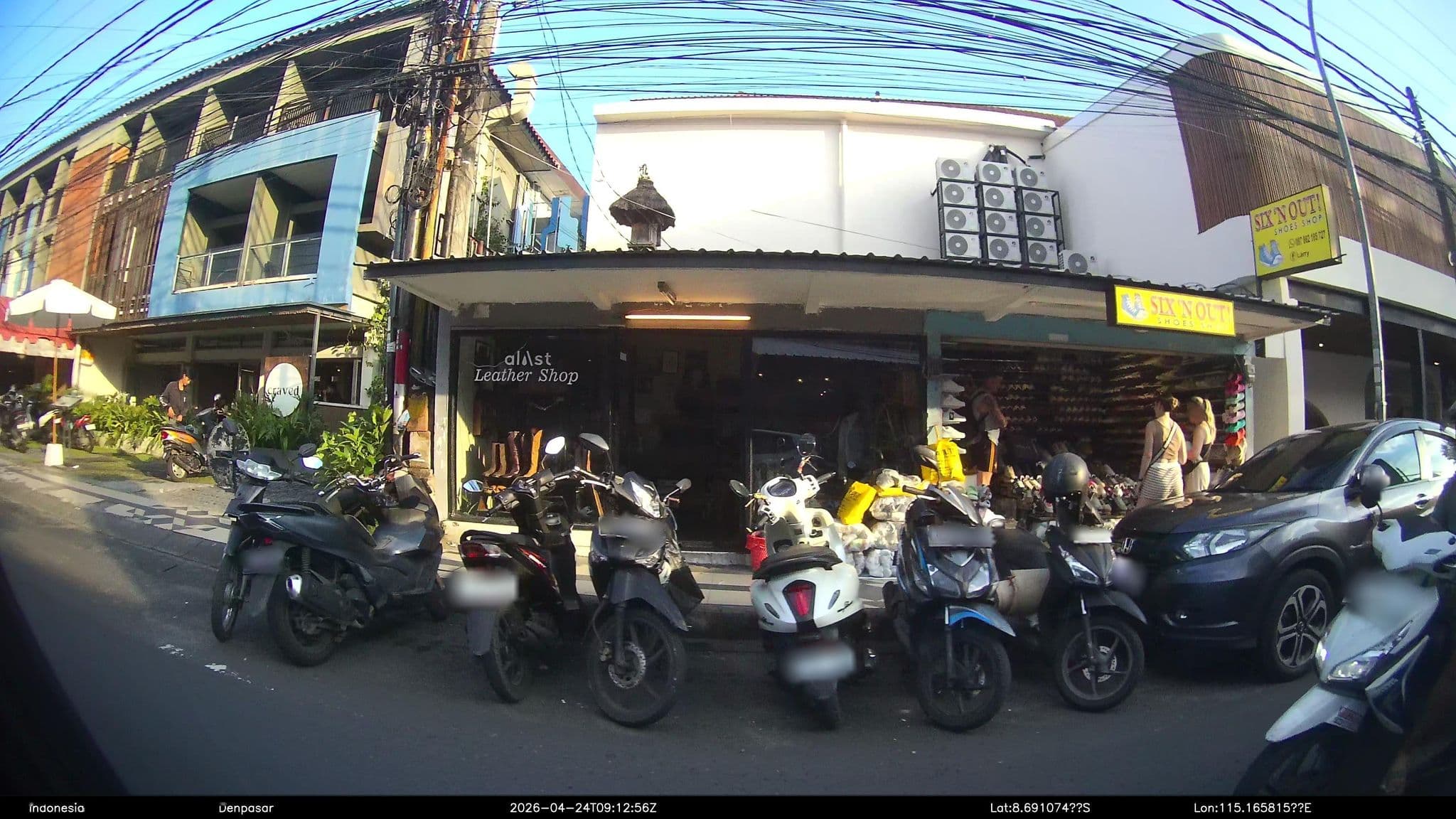 Street view near Primera Hotel Seminyak, Legian