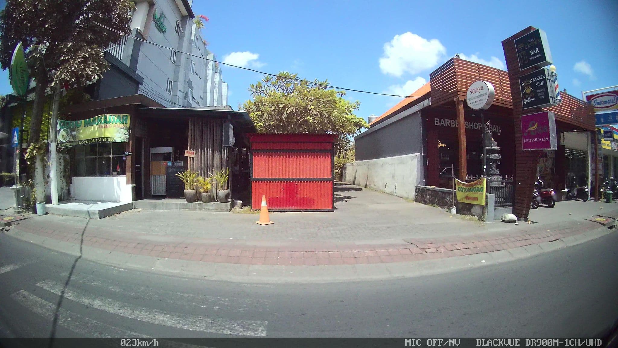Street view near ZIA Seminyak Bali Hotel, Legian