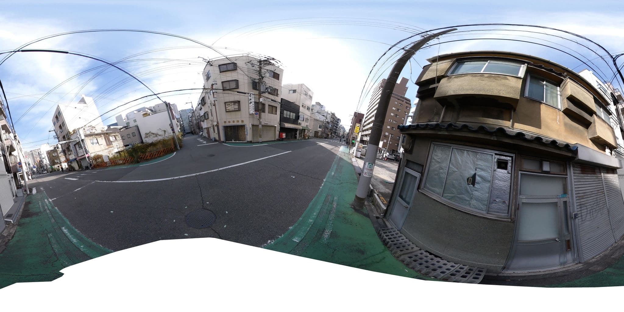 Street view near WELLSTAY Osaka Namba Apartmenthotel-Cocochill(ウェルステイ ココチル), Tsumori — © okadatsuneo (CC BY-SA · Mapillary)