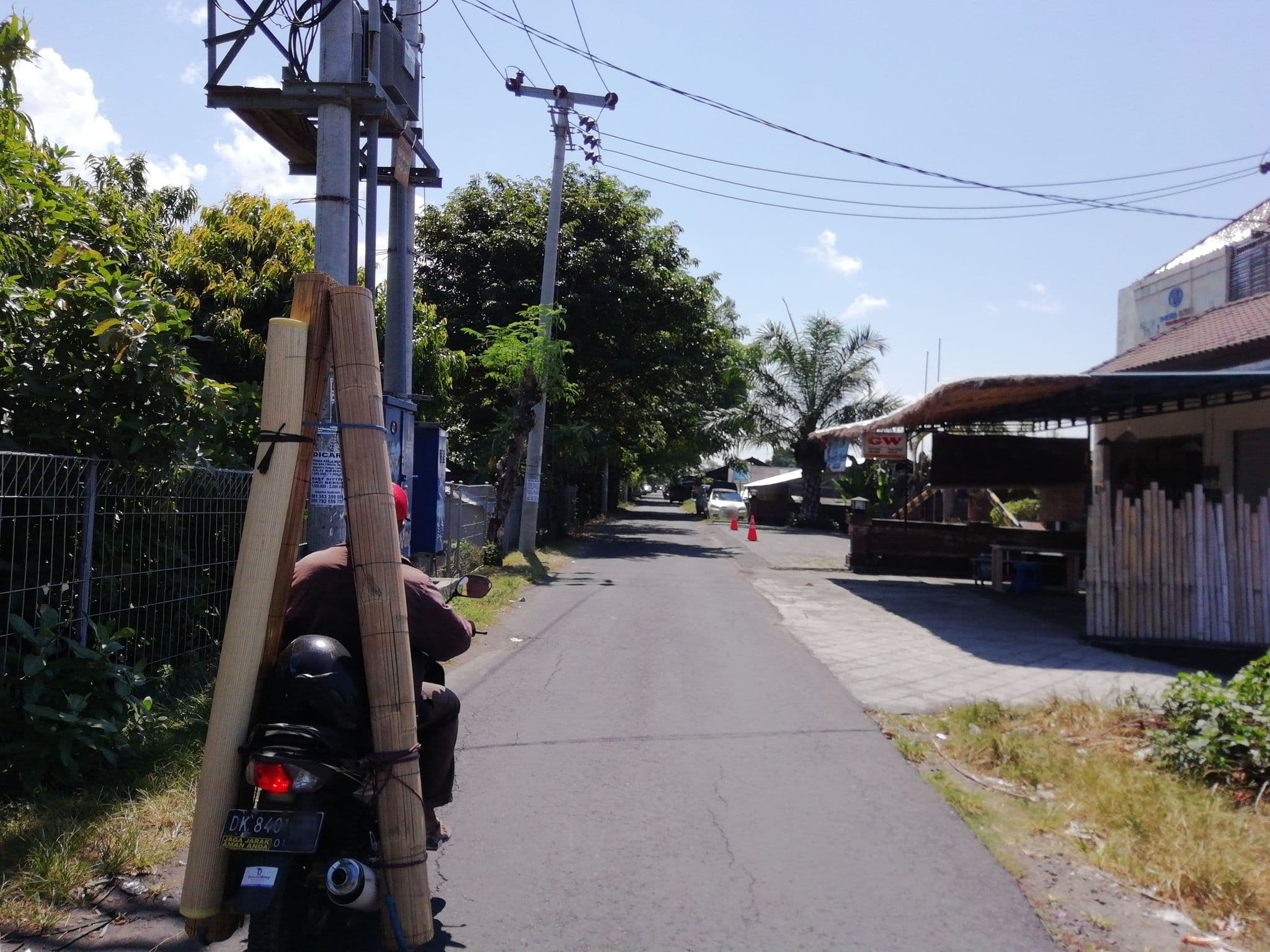 Street view near Sylvia bali suite residence, Legian