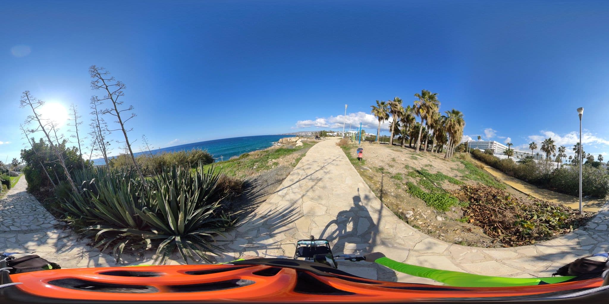 Street view near Leonardo Laura Beach & Splash Resort, Chlórakas — © jg360 (CC BY-SA · Mapillary)