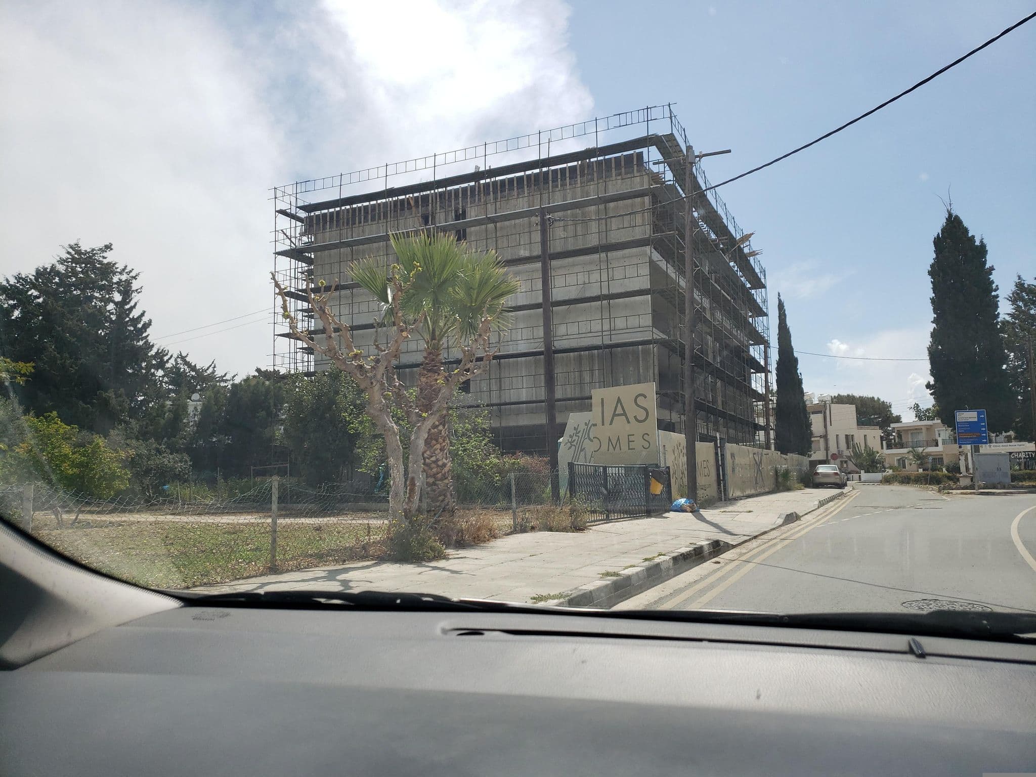 Street view near Apollonia Hotel Apartments, Paphos — © mapfool (CC BY-SA · Mapillary)