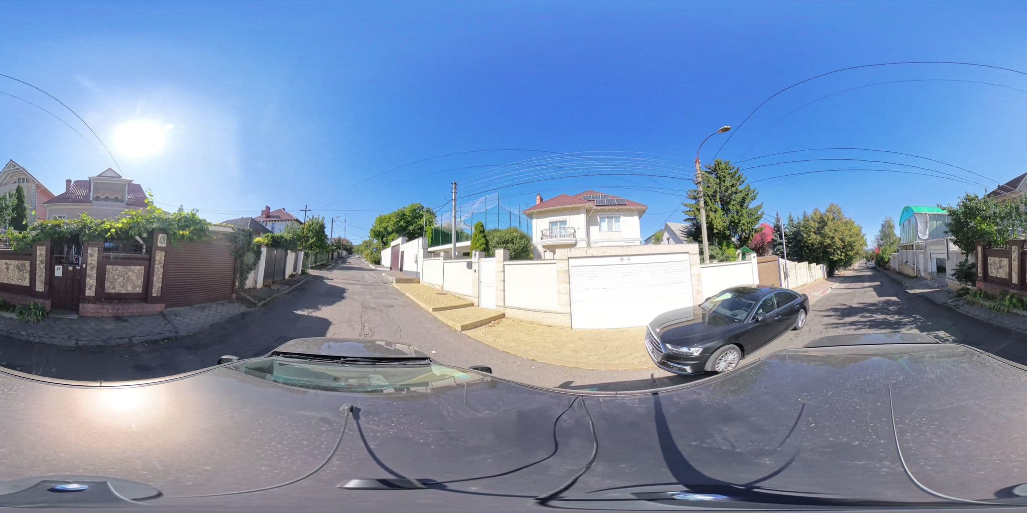 Street view near Mary & George Hostel, Codru — © Sku1255 (CC BY-SA · Mapillary)