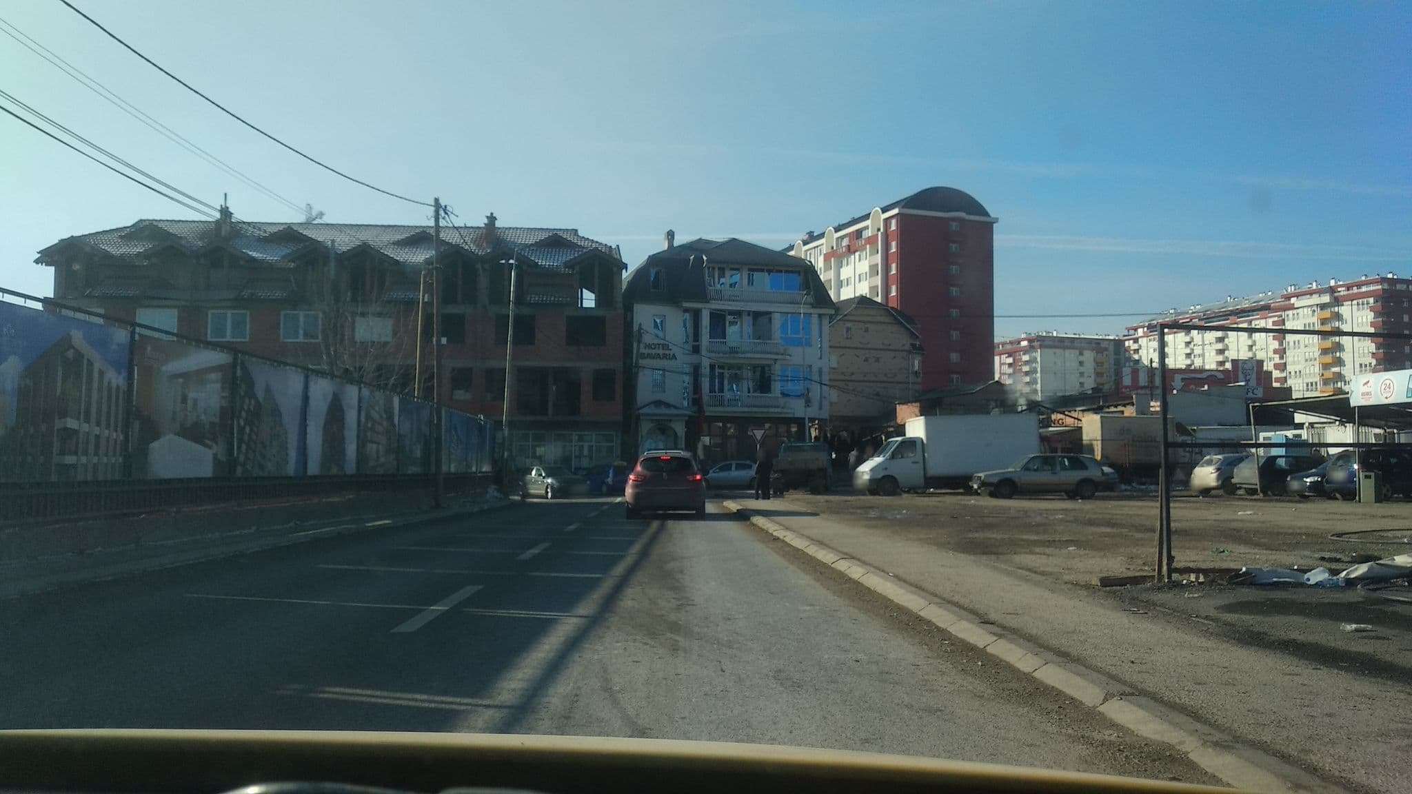 Street view near Courtyard by Marriott Prishtina, Pristina — © shuke (CC BY-SA · Mapillary)