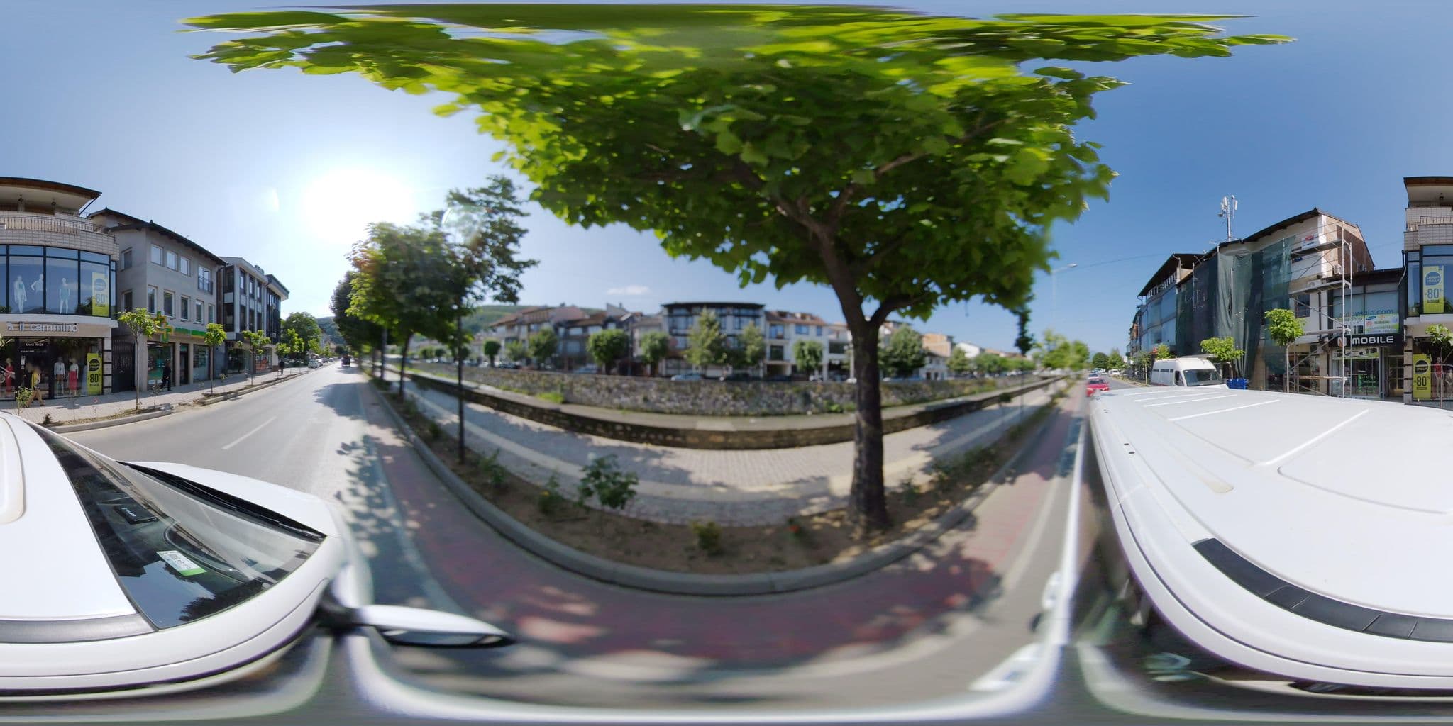 Street view near Hotel Perla, Prizren — © mapconcierge (CC BY-SA · Mapillary)