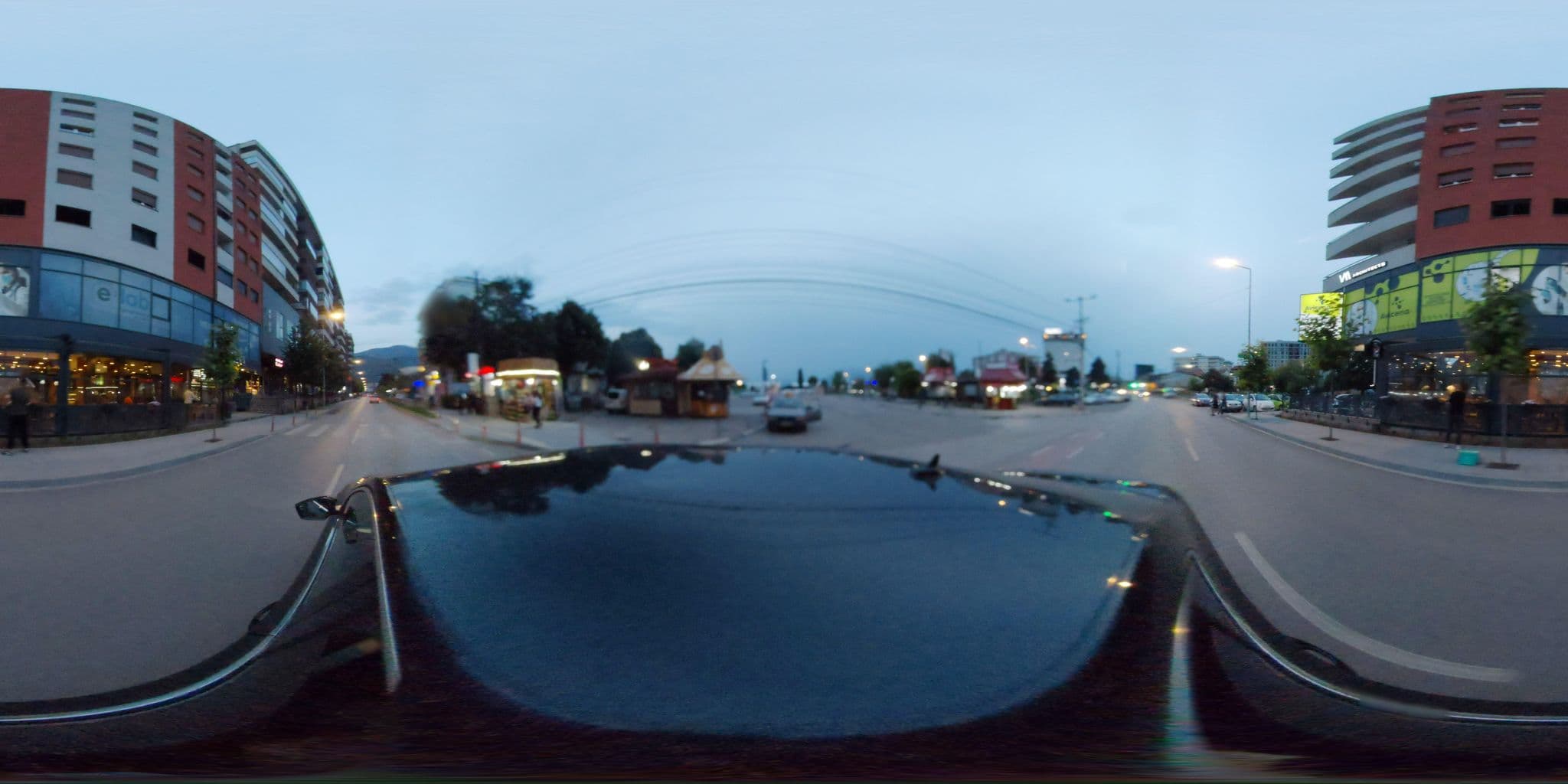 Street view near Hotel Ibiss, Prizren — © mapconcierge (CC BY-SA · Mapillary)