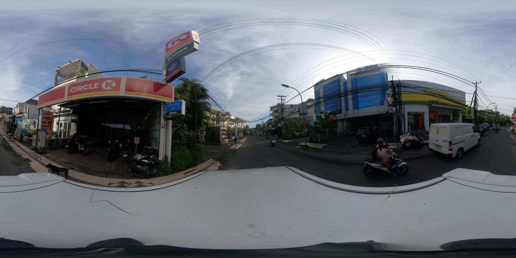 Street view near Agus beach inn, Kuta