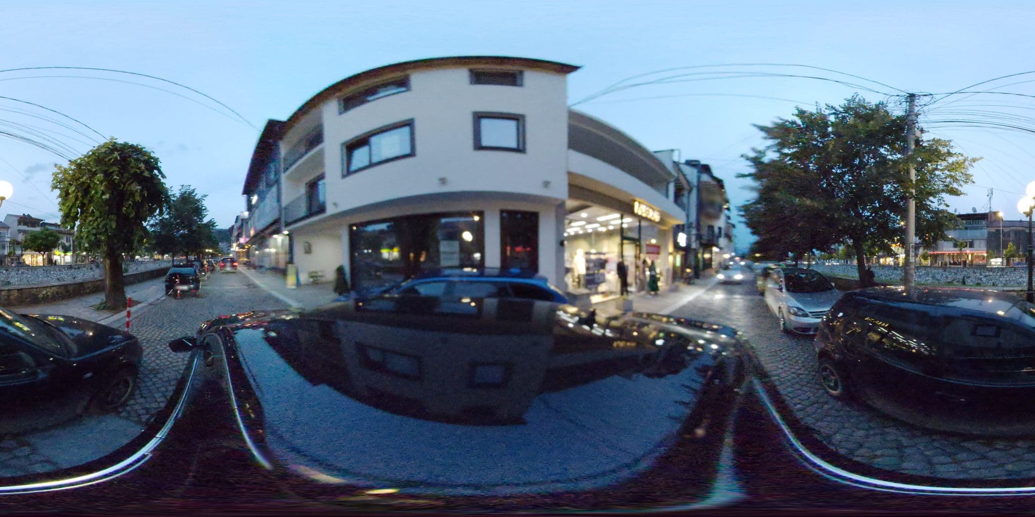Street view near Hotel Biond, Prizren — © mapconcierge (CC BY-SA · Mapillary)