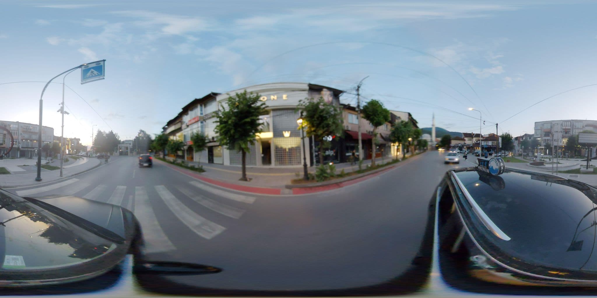 Street view near Roma Apartments, Prizren — © mapconcierge (CC BY-SA · Mapillary)