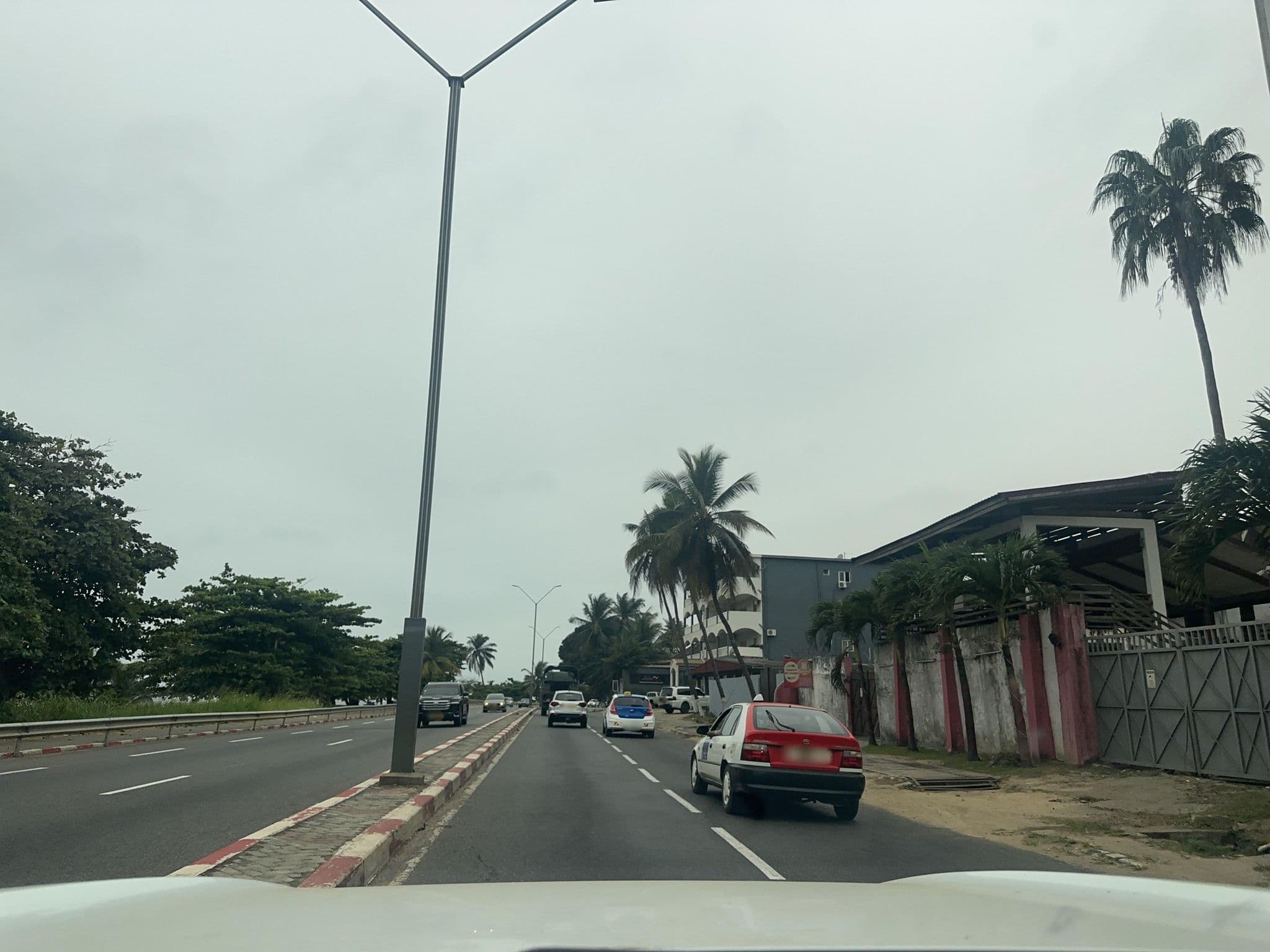 Street view near Namaste Hotel & Restaurant, Libreville — © AGOUZE (CC BY-SA · Mapillary)