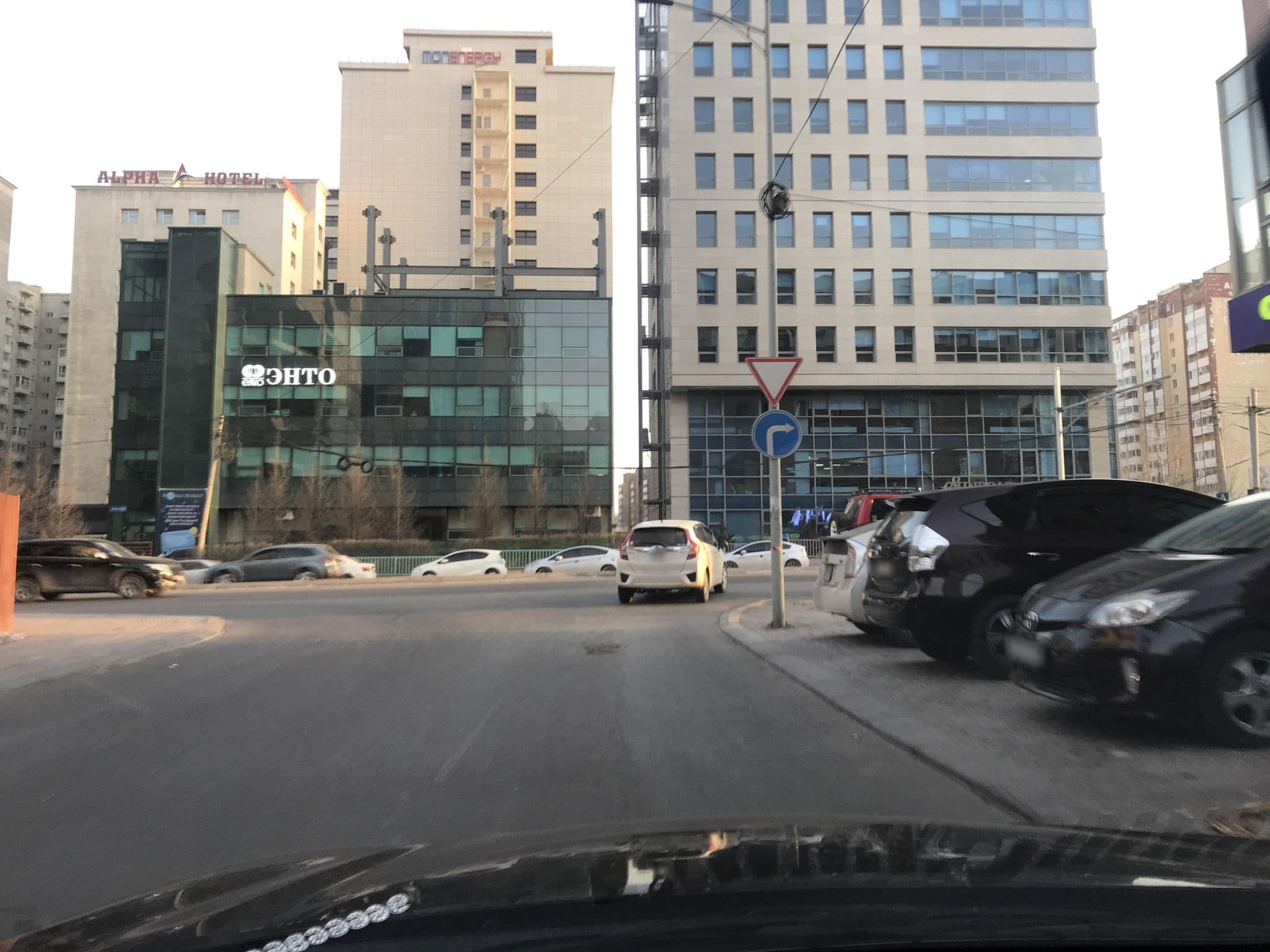 Street view near Mars Respawn Hotel, Ulan Bator — © Gurbadam2023 (CC BY-SA · Mapillary)