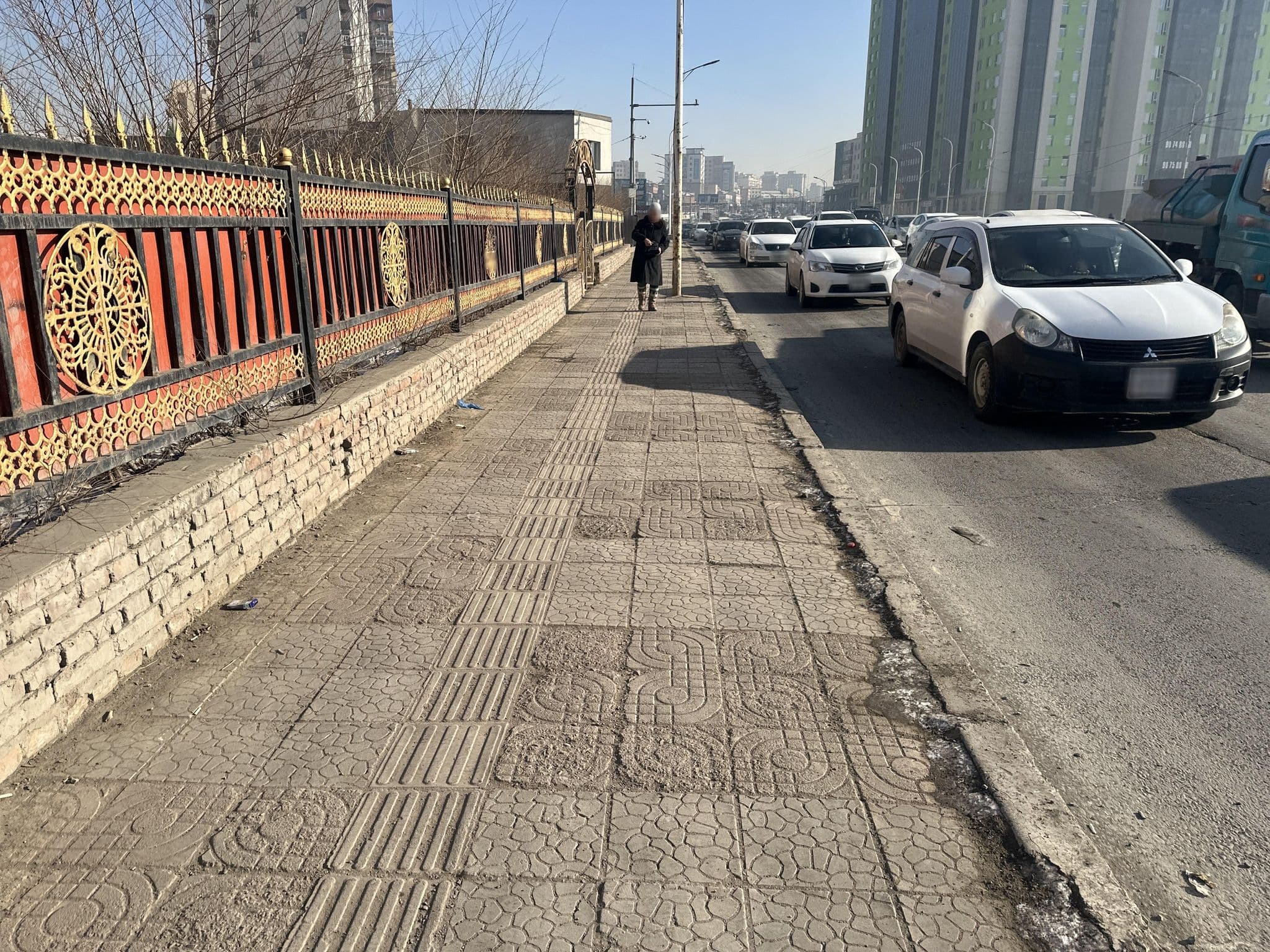 Street view near Khunnu Hotel Ulaanbaatar, Ulan Bator — © btslmn (CC BY-SA · Mapillary)