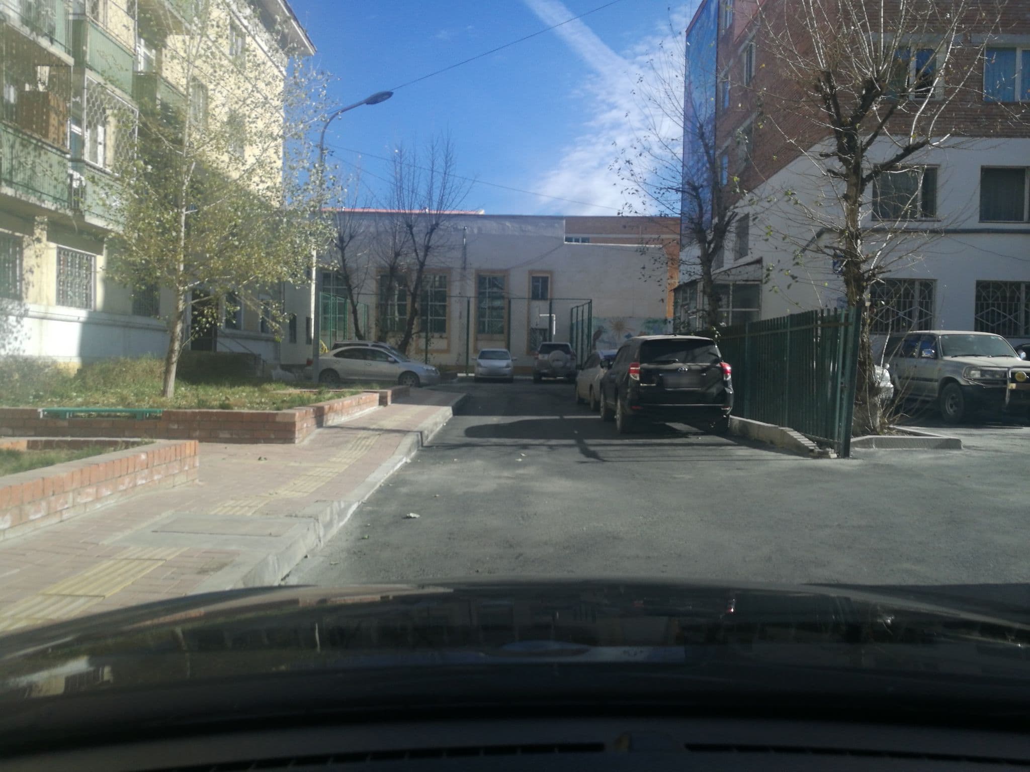 Street view near Ray apartment, Ulan Bator — © ganbold (CC BY-SA · Mapillary)
