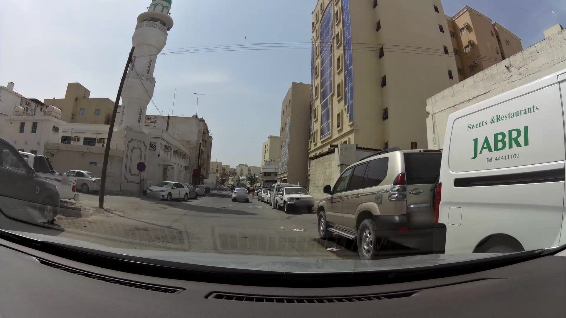 Street view near Majestic Hotel, Al Ghānim — © kaartcam (CC BY-SA · Mapillary)