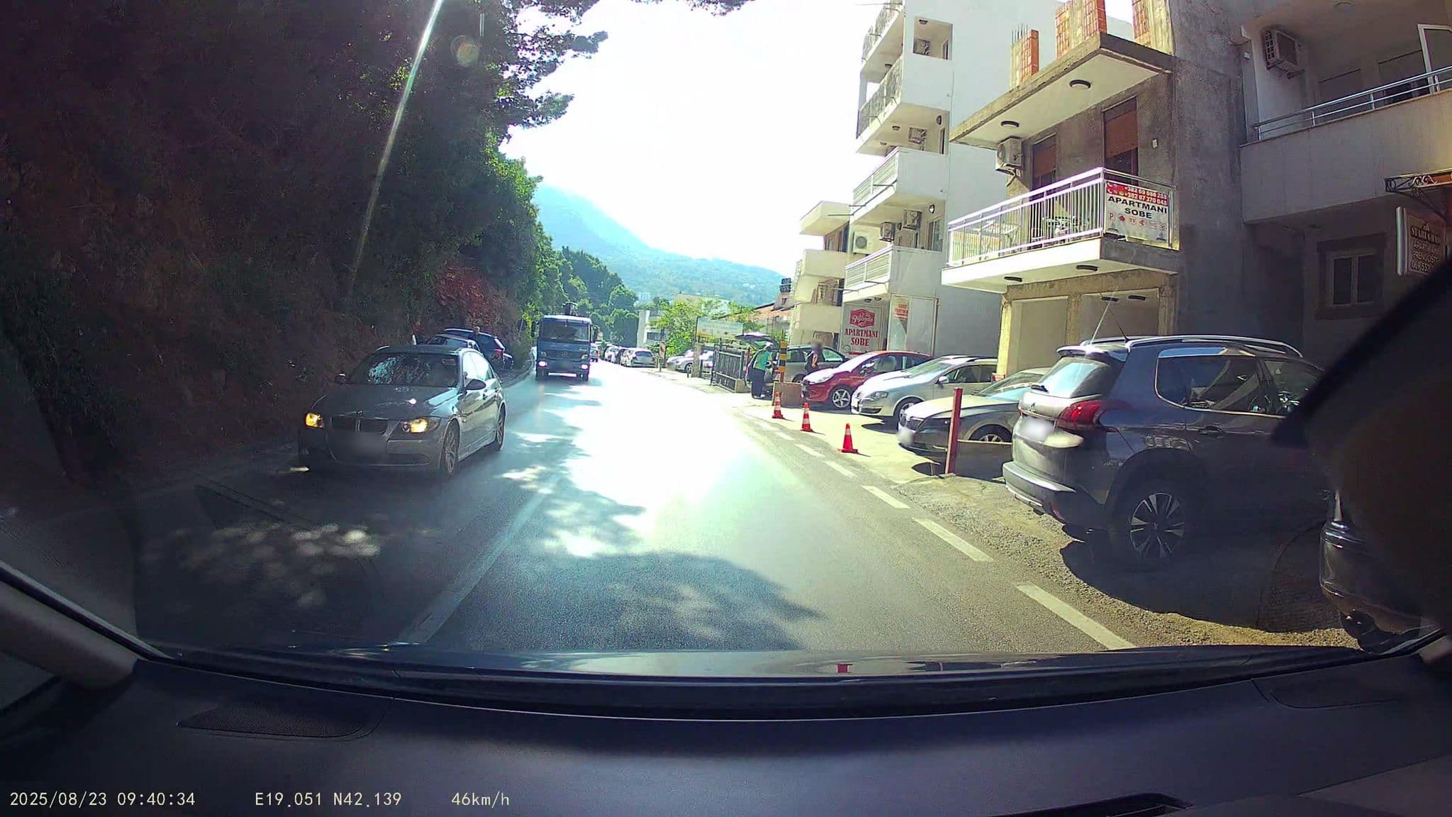 Street view near Hotel Stari Grad Sutomore, Sutomore — © pmilanovic (CC BY-SA · Mapillary)