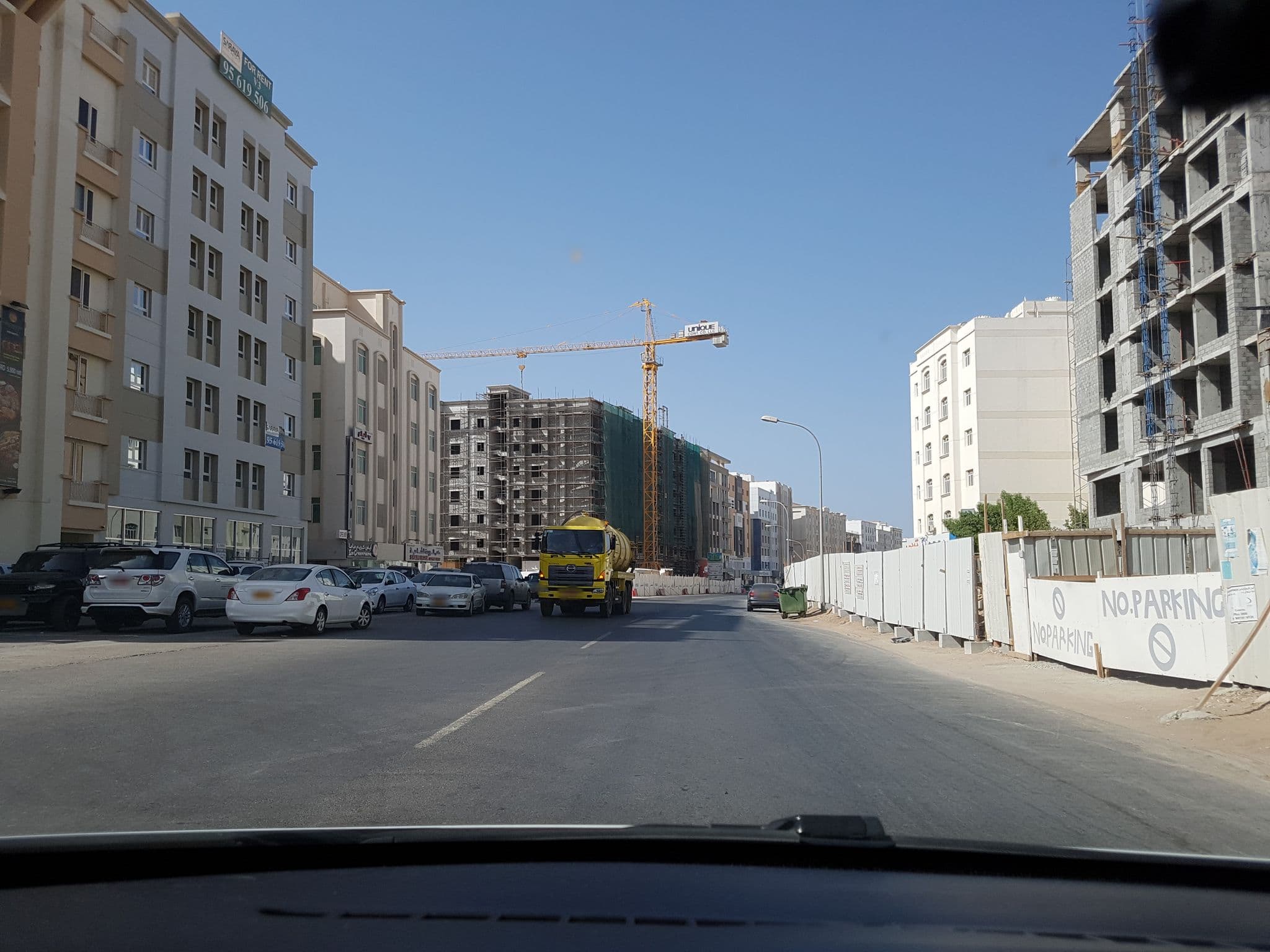 Street view near Saffron Hotel and Lounges, Muscat — © wassaf (CC BY-SA · Mapillary)