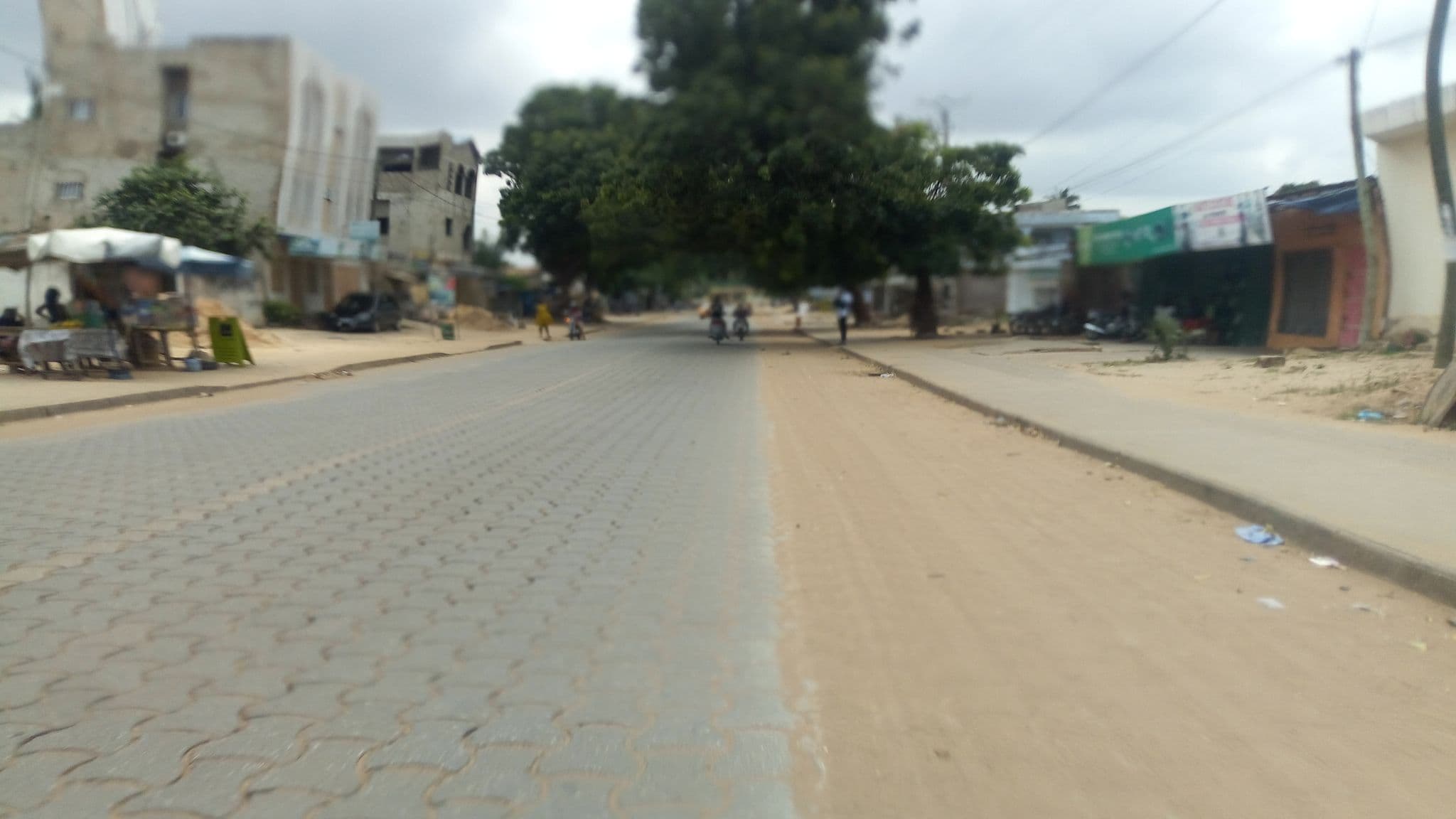Street view near Hotel Saint Lazaros, Lomé — © hermann106 (CC BY-SA · Mapillary)