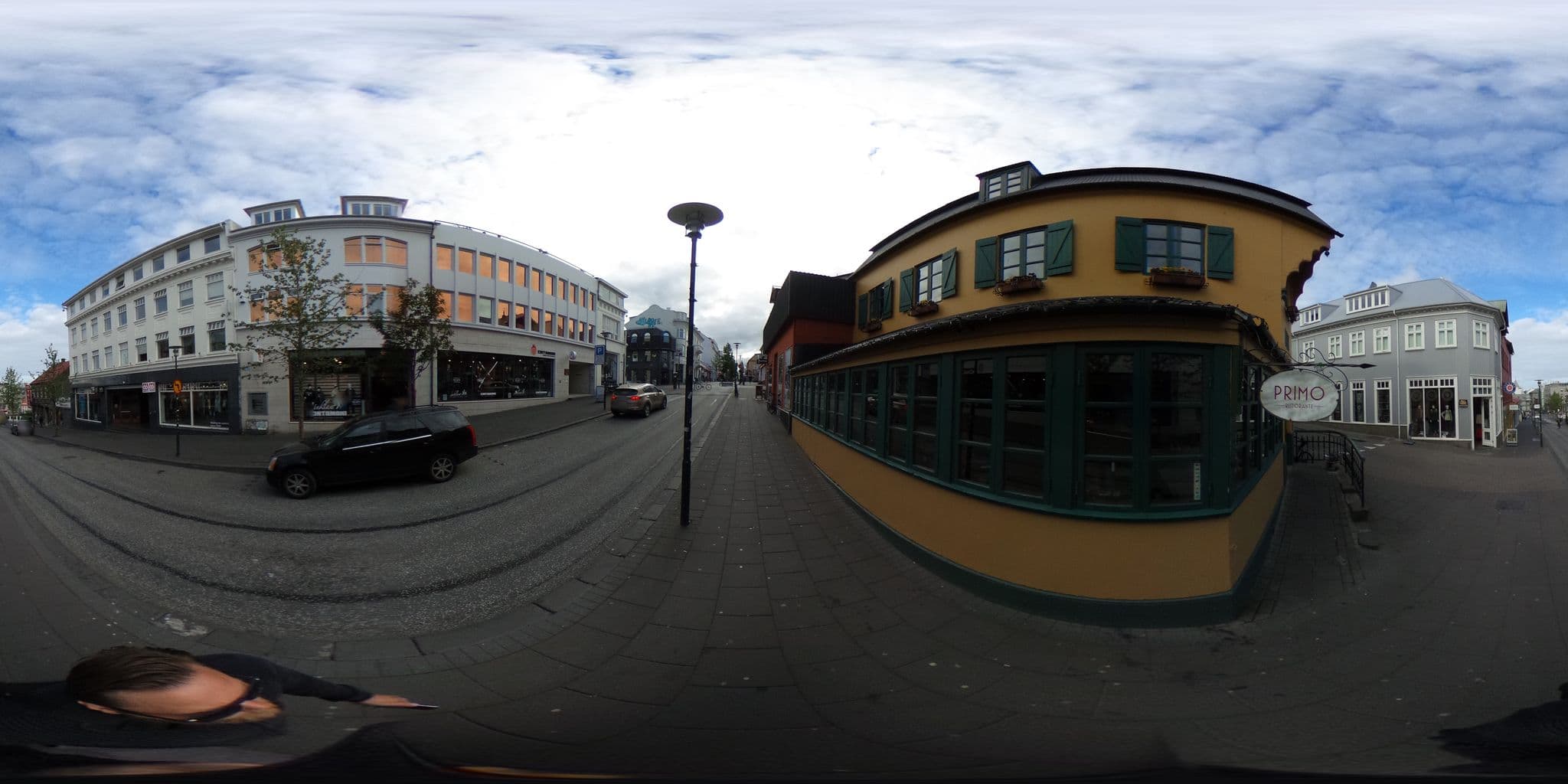 Street view near Loft - HI Eco Hostel & Bar, Reykjavík — © ainali (CC BY-SA · Mapillary)