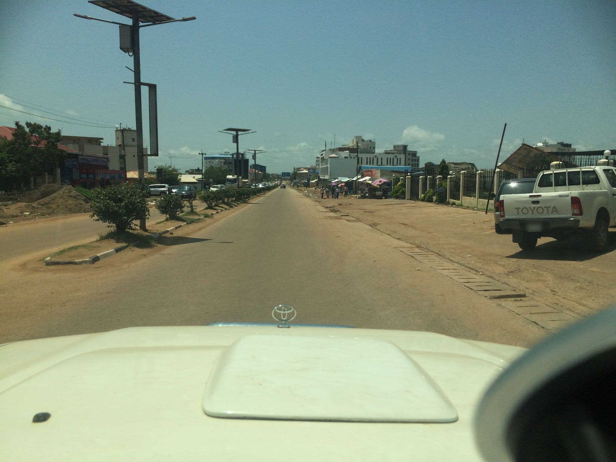 Street view near Wau Grand Hotel, Juba — © anecdote27 (CC BY-SA · Mapillary)