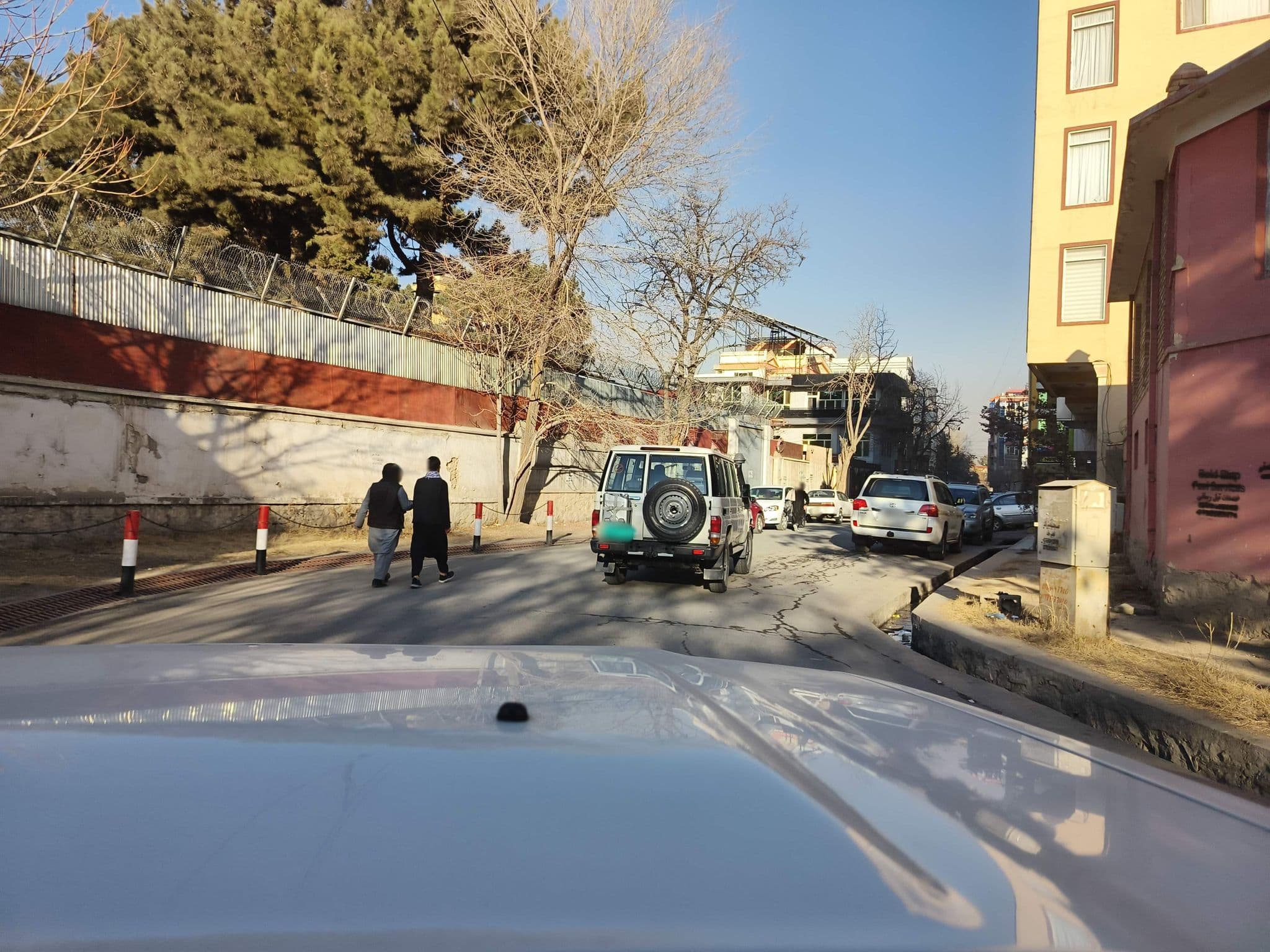 Street view near Marco Polo Inn, Kabul — © benjidad (CC BY-SA · Mapillary)