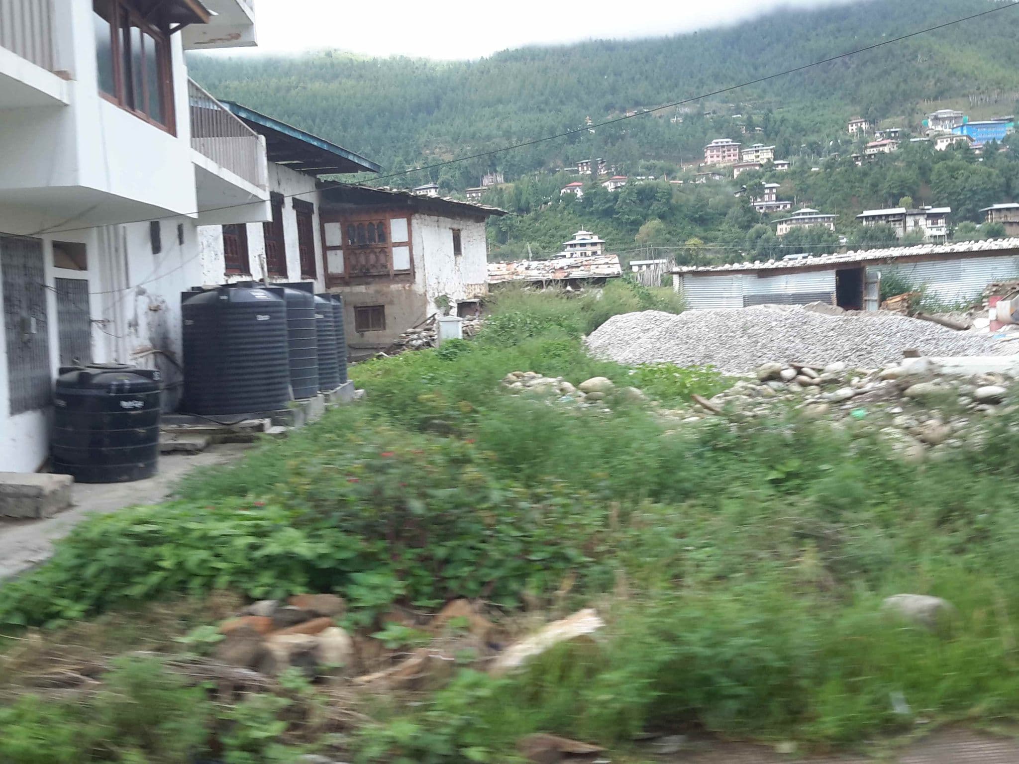 Street view near Hotel Khamsum (Vegetarian Hotel), Paro — © supersubra (CC BY-SA · Mapillary)