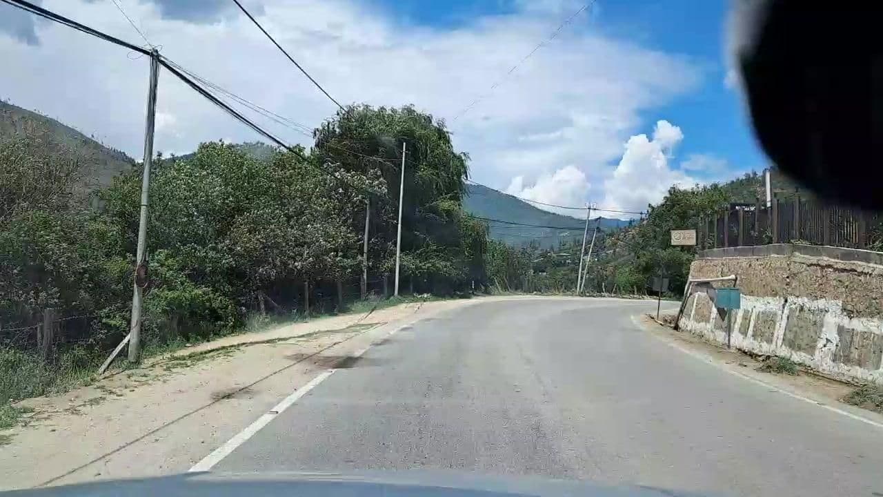 Street view near Numinous Hotel, Thimphu — © roadroid (CC BY-SA · Mapillary)