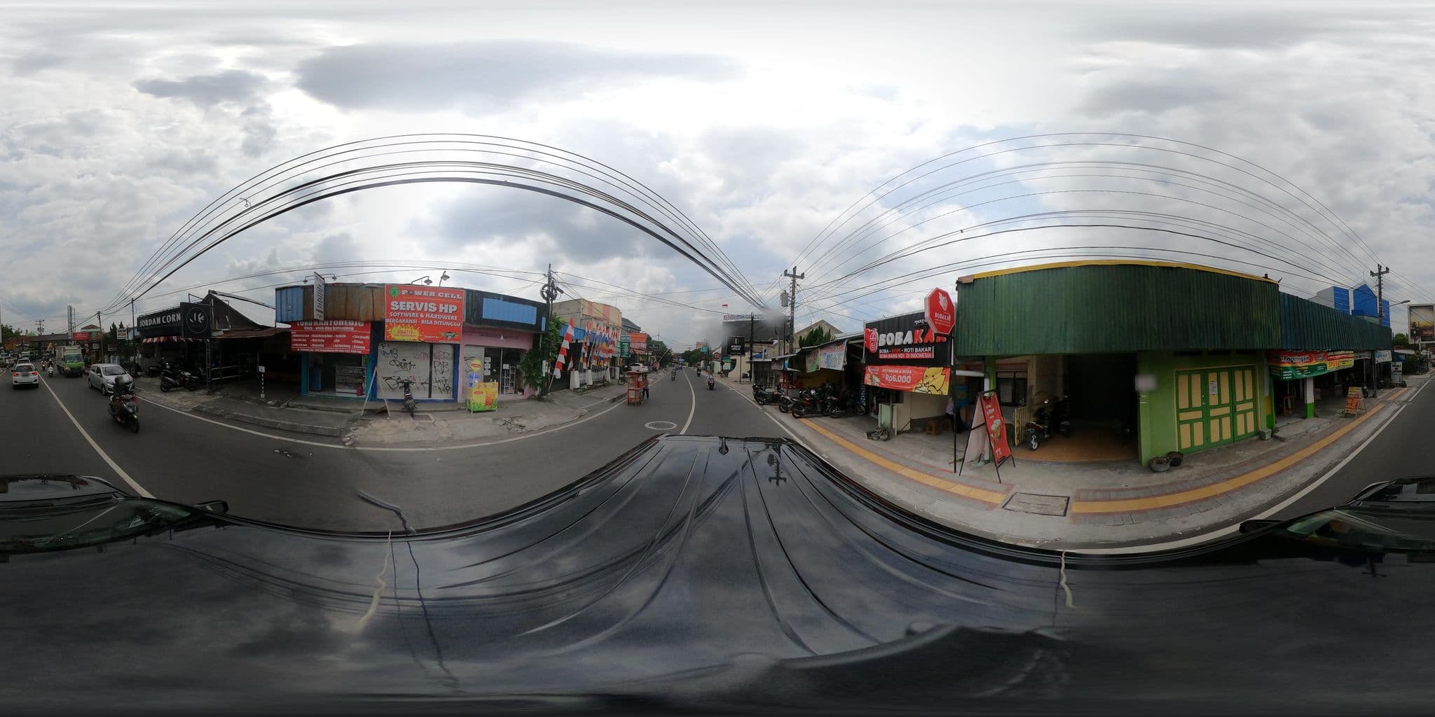 Street view near Langkanae, Yogyakarta