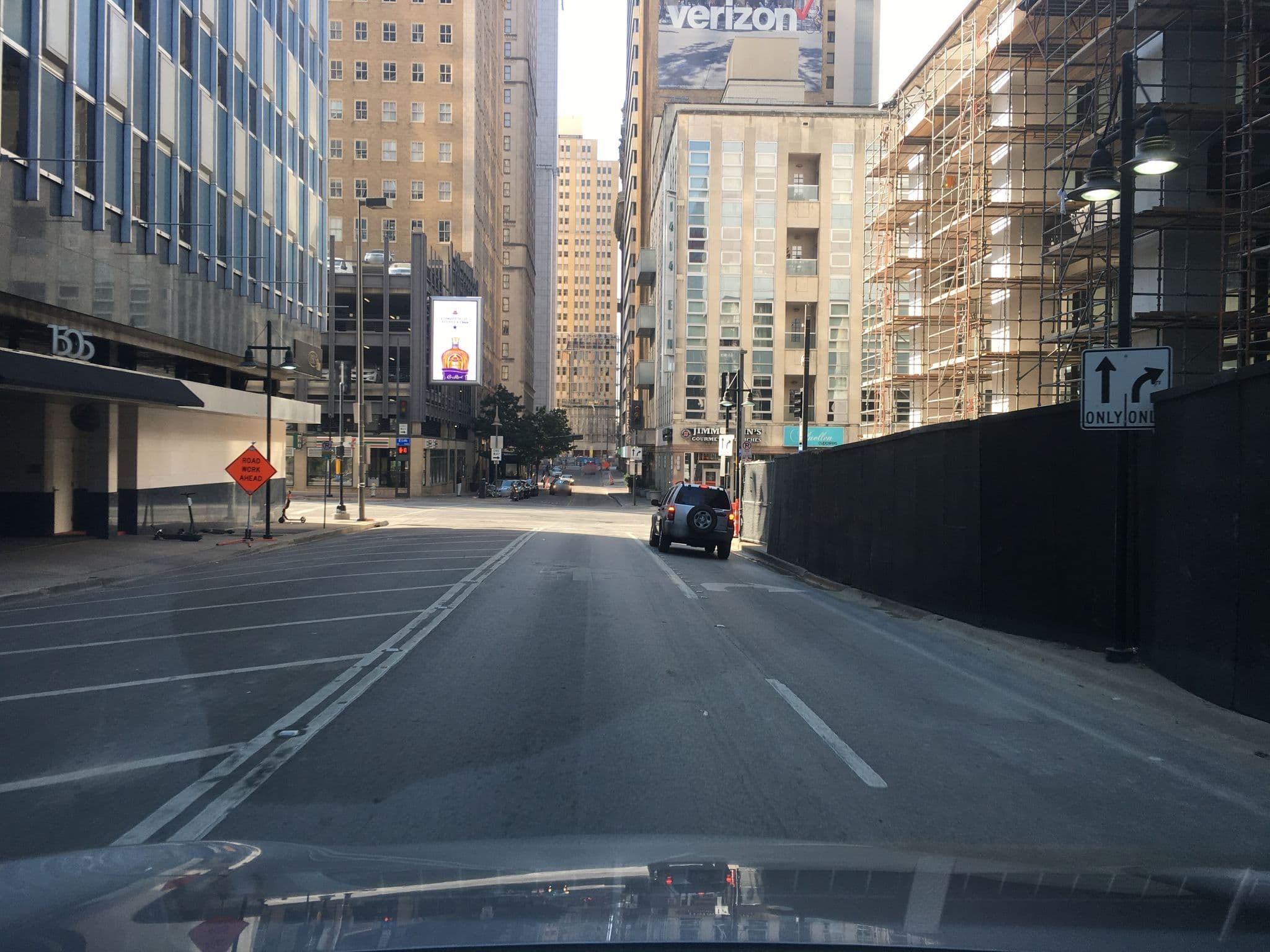 Street view near Thompson Dallas, by Hyatt, Dallas — © benjpns (CC BY-SA · Mapillary)