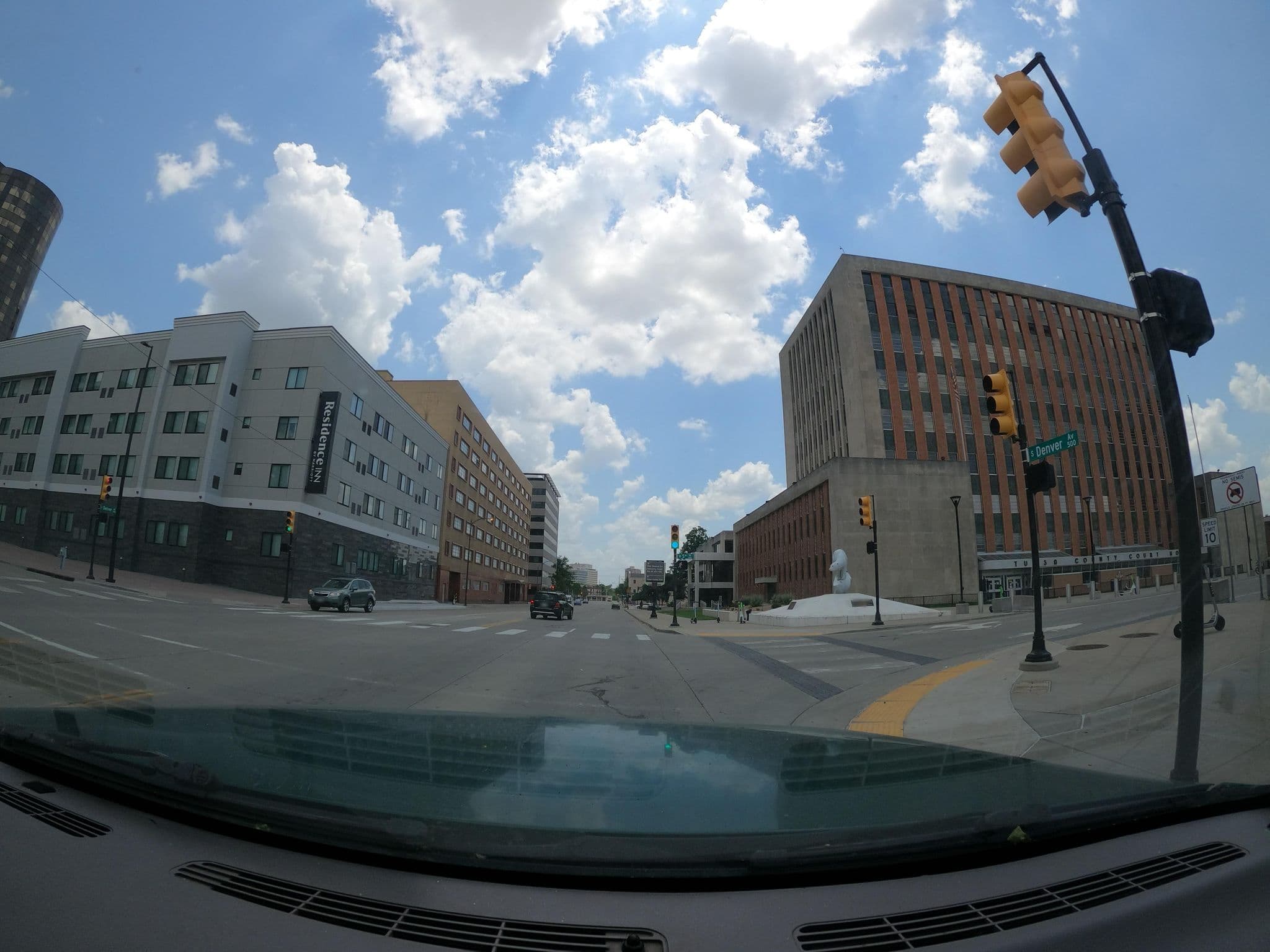 Street view near Aloft by Marriott Tulsa Downtown, Tulsa — © baloouriza (CC BY-SA · Mapillary)