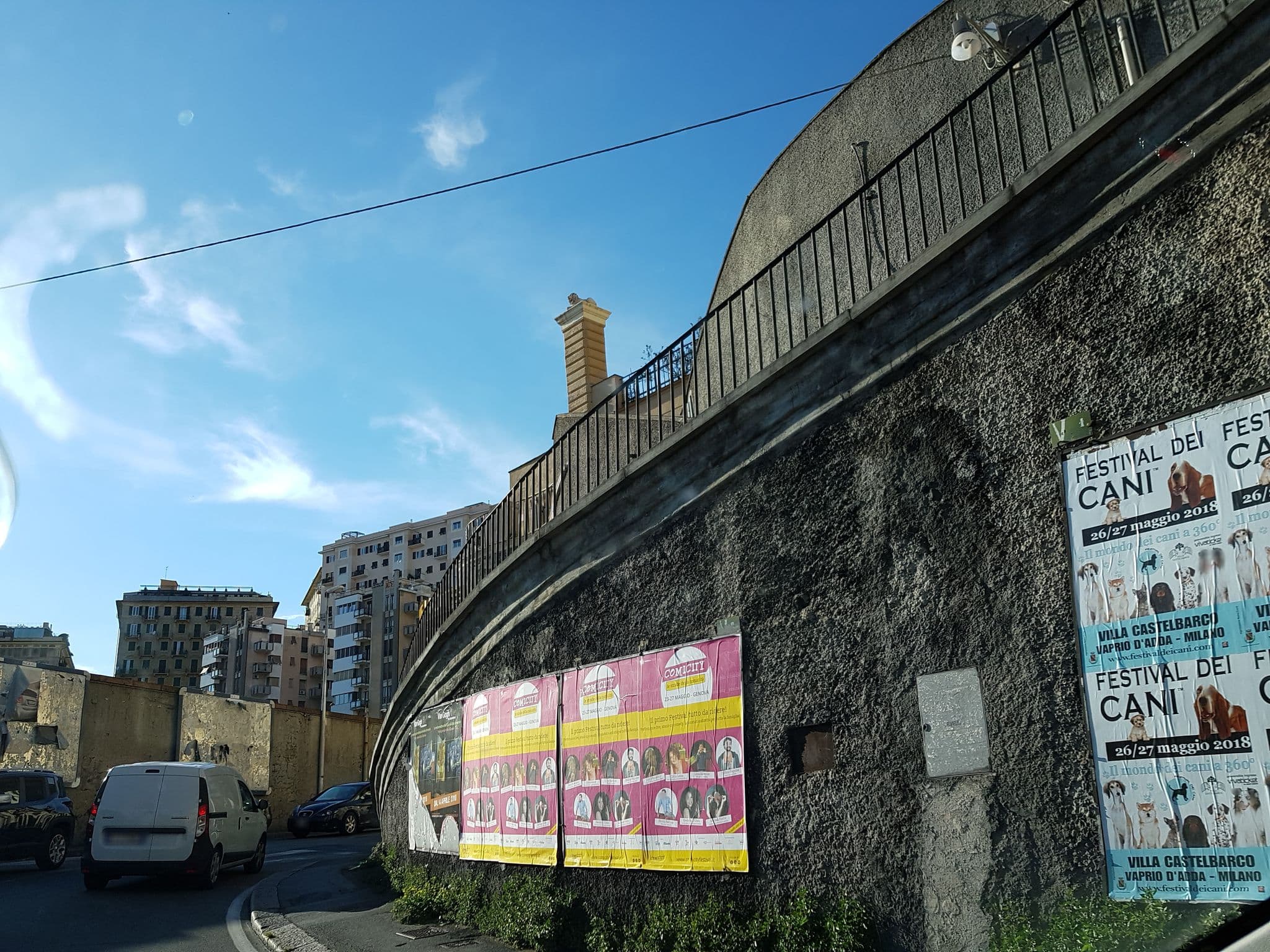 Street view near Le stanze del Principe, Genoa — © ale_zena_it (CC BY-SA · Mapillary)