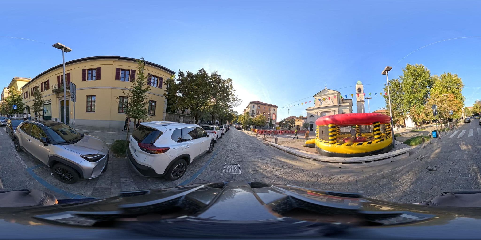 Street view near b&b Cristina, Quarto Oggiaro — © jacopofar (CC BY-SA · Mapillary)