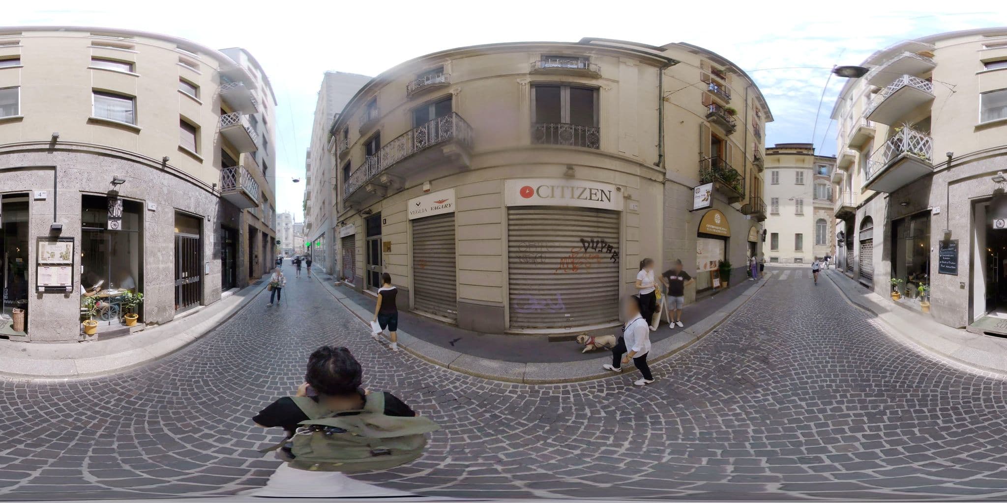 Street view near Heart Milan Apartments San Sepolcro Duomo, Milan — © mapconcierge (CC BY-SA · Mapillary)