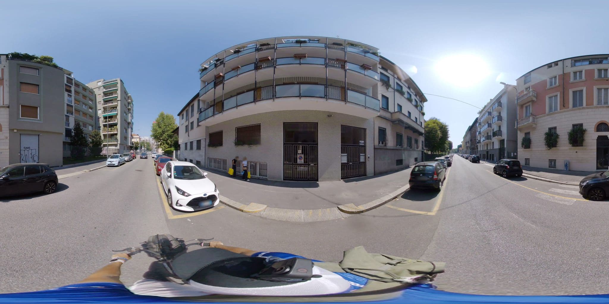 Street view near Milanofier Apartments, Quartiere Otto — © mapconcierge (CC BY-SA · Mapillary)