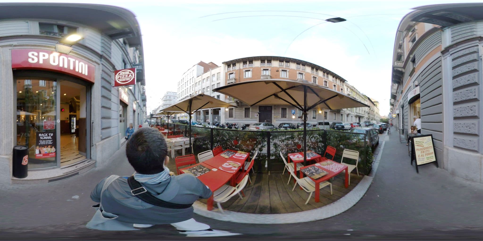 Street view near Smart Central Apartments CIN: IT015146B4JCMZ7GB3, Brera — © mapconcierge (CC BY-SA · Mapillary)