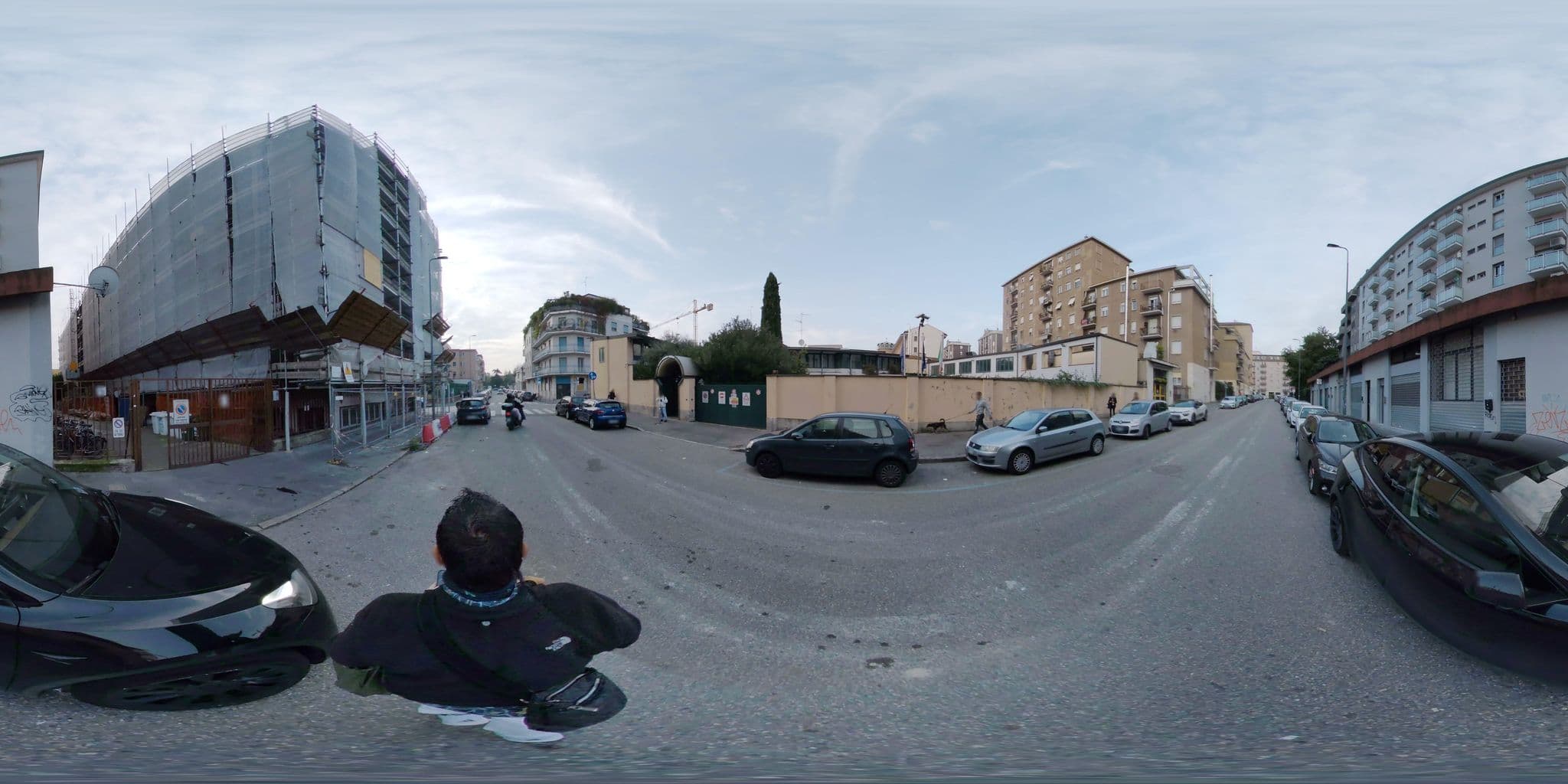 Street view near Rent a flat in Milan, Adriano — © mapconcierge (CC BY-SA · Mapillary)