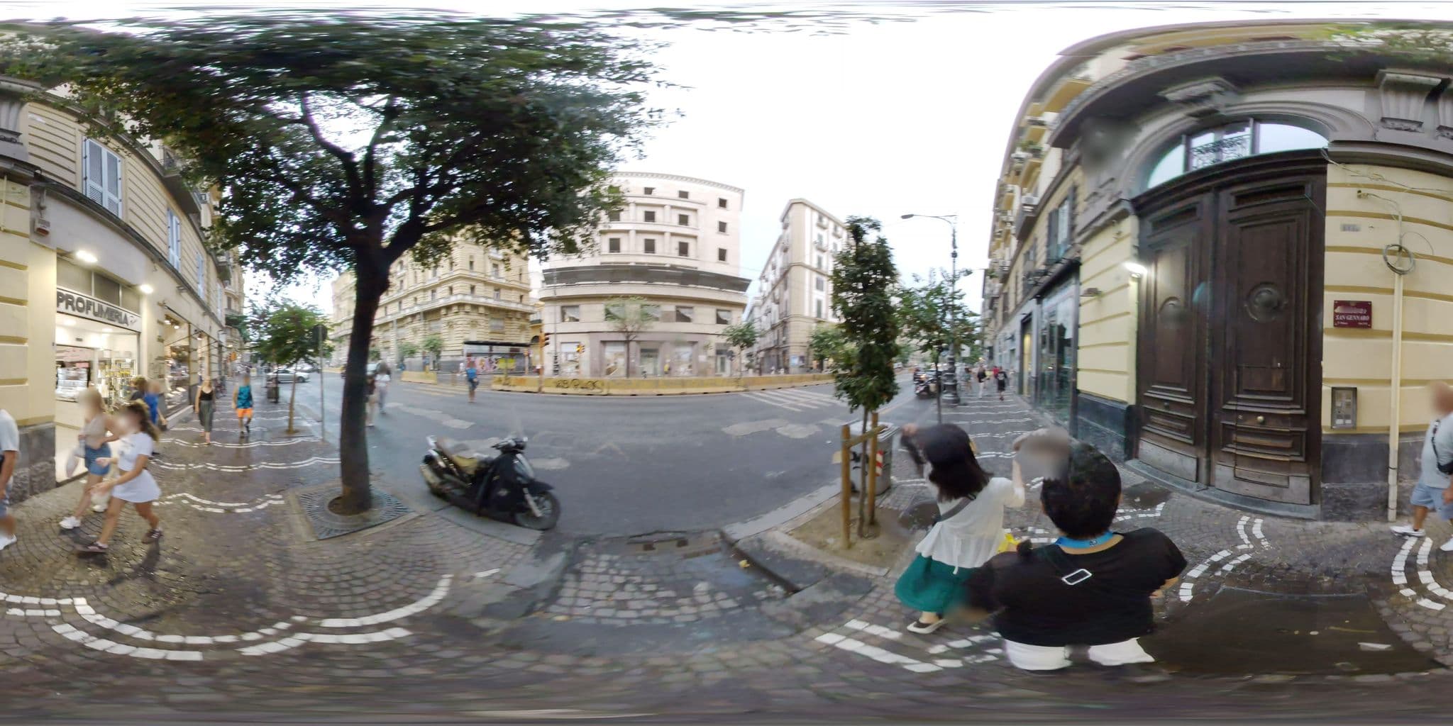 Street view near B&B Quattro Palazzi Napoli Centro, Pendino — © mapconcierge (CC BY-SA · Mapillary)