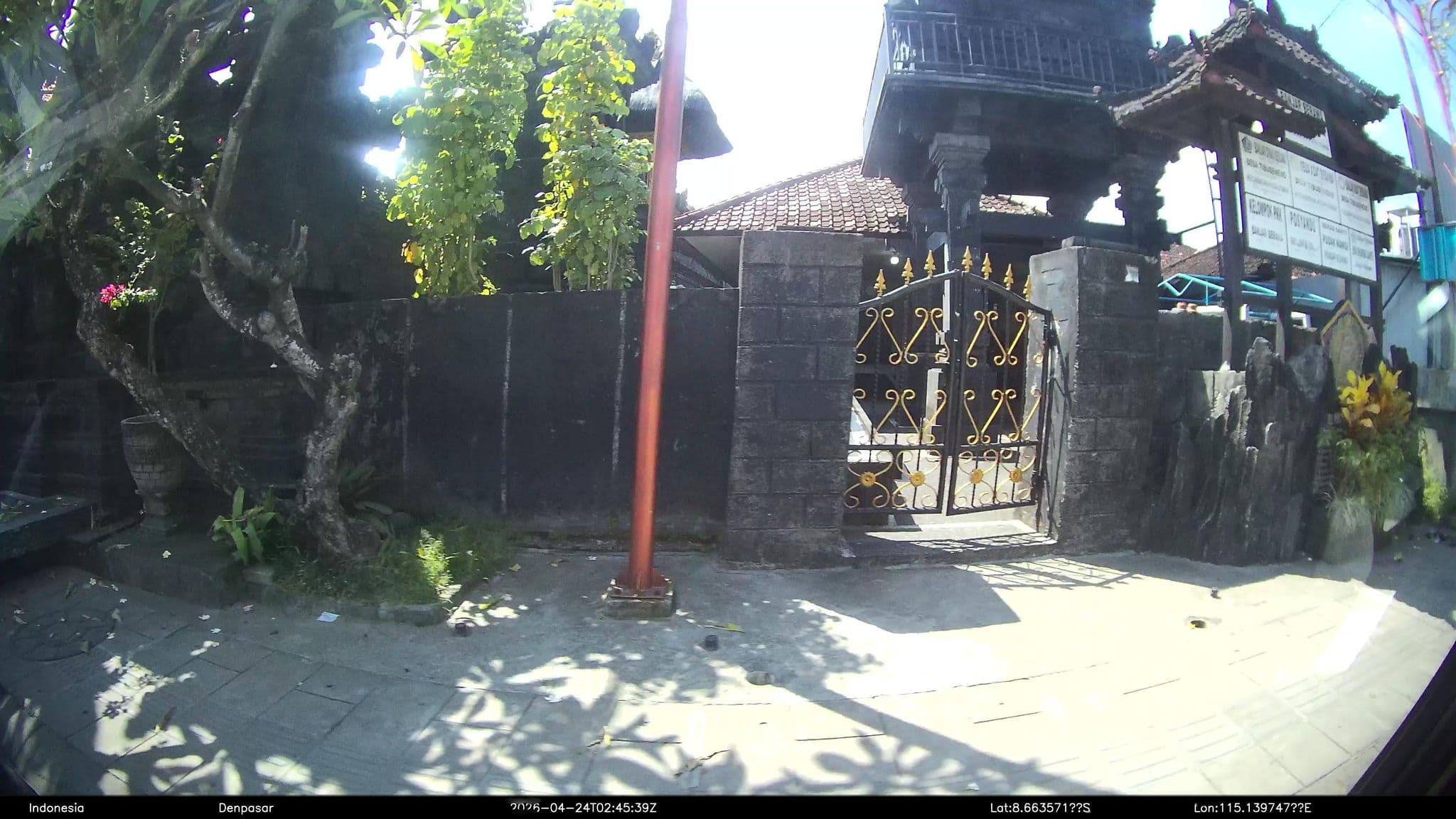 Street view near surfers village, Dalung
