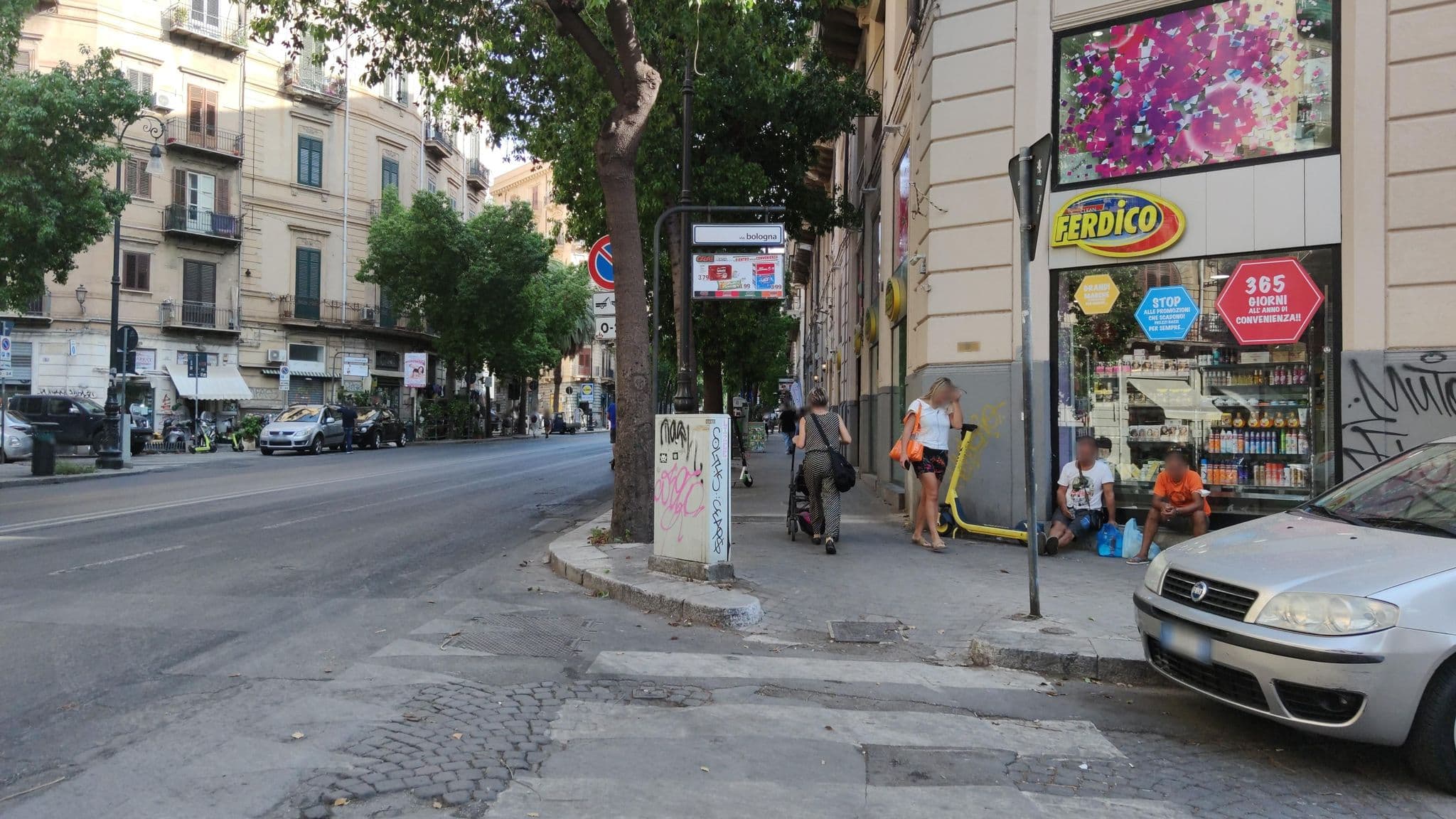 Street view near B&B Angolo83, Palermo — © mrey (CC BY-SA · Mapillary)