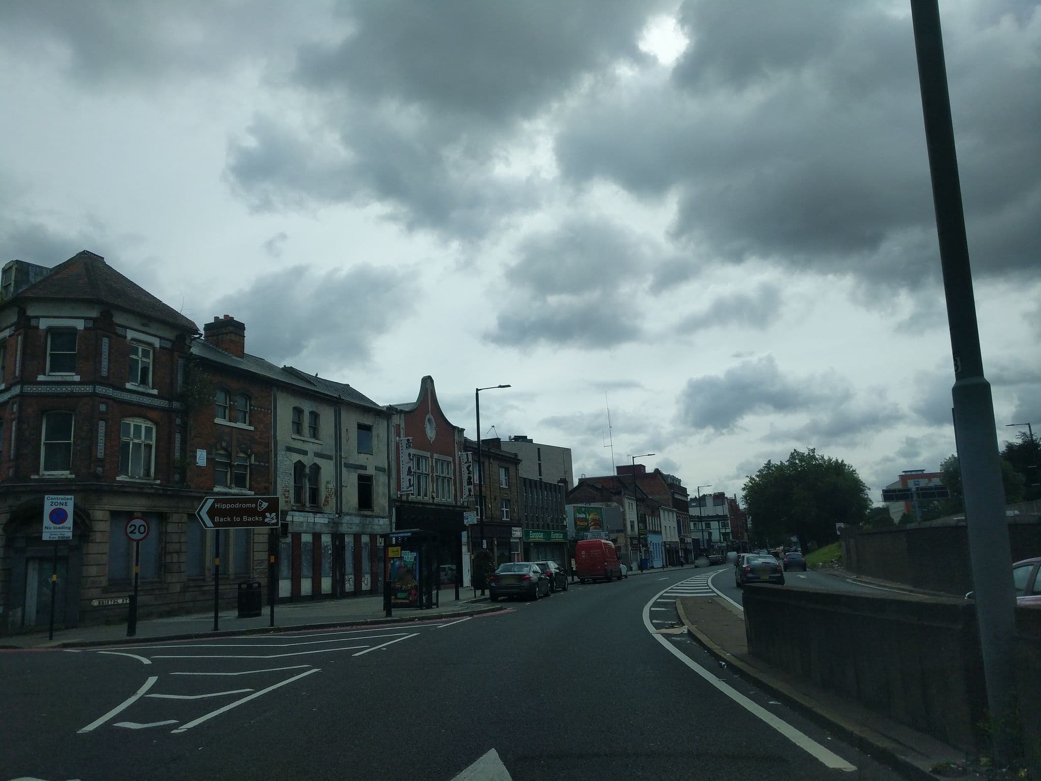 Street view near Horse Fair Apartments, Birmingham — © adam2 (CC BY-SA · Mapillary)