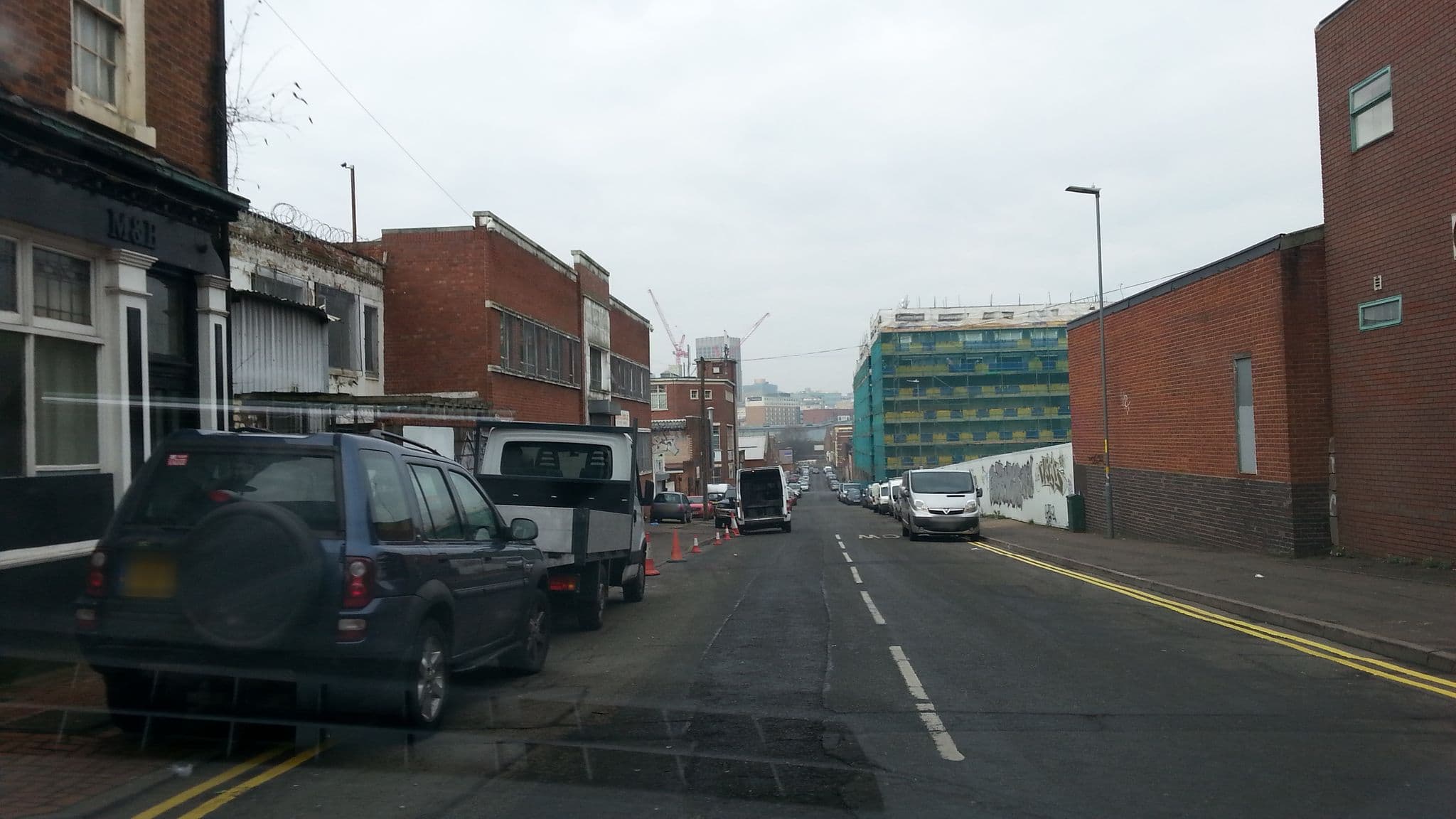Street view near The Fountain Inn Digbeth, Birmingham — © adam2 (CC BY-SA · Mapillary)
