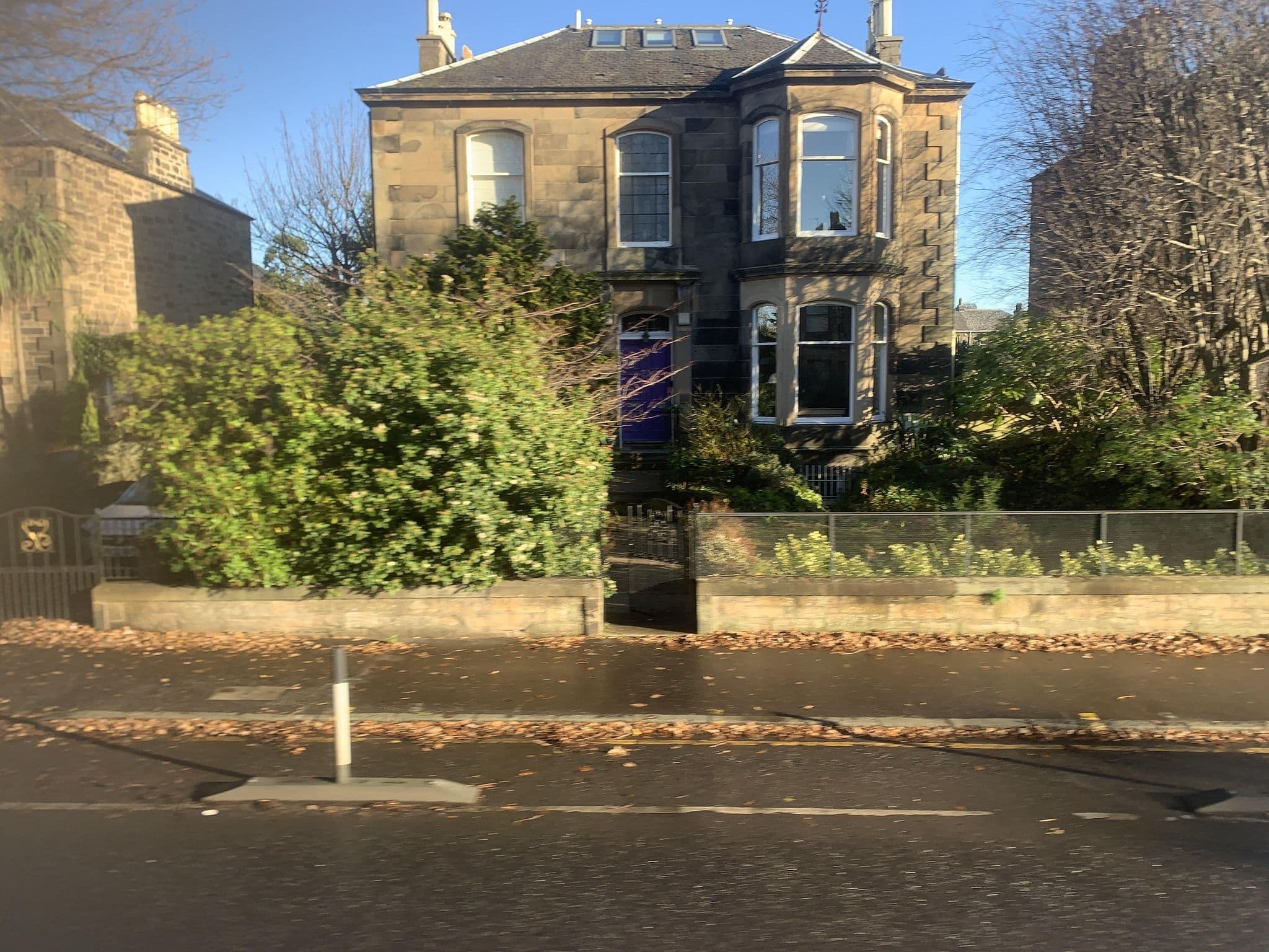 Street view near Allison House Edinburgh, Edinburgh — © lucagm (CC BY-SA · Mapillary)