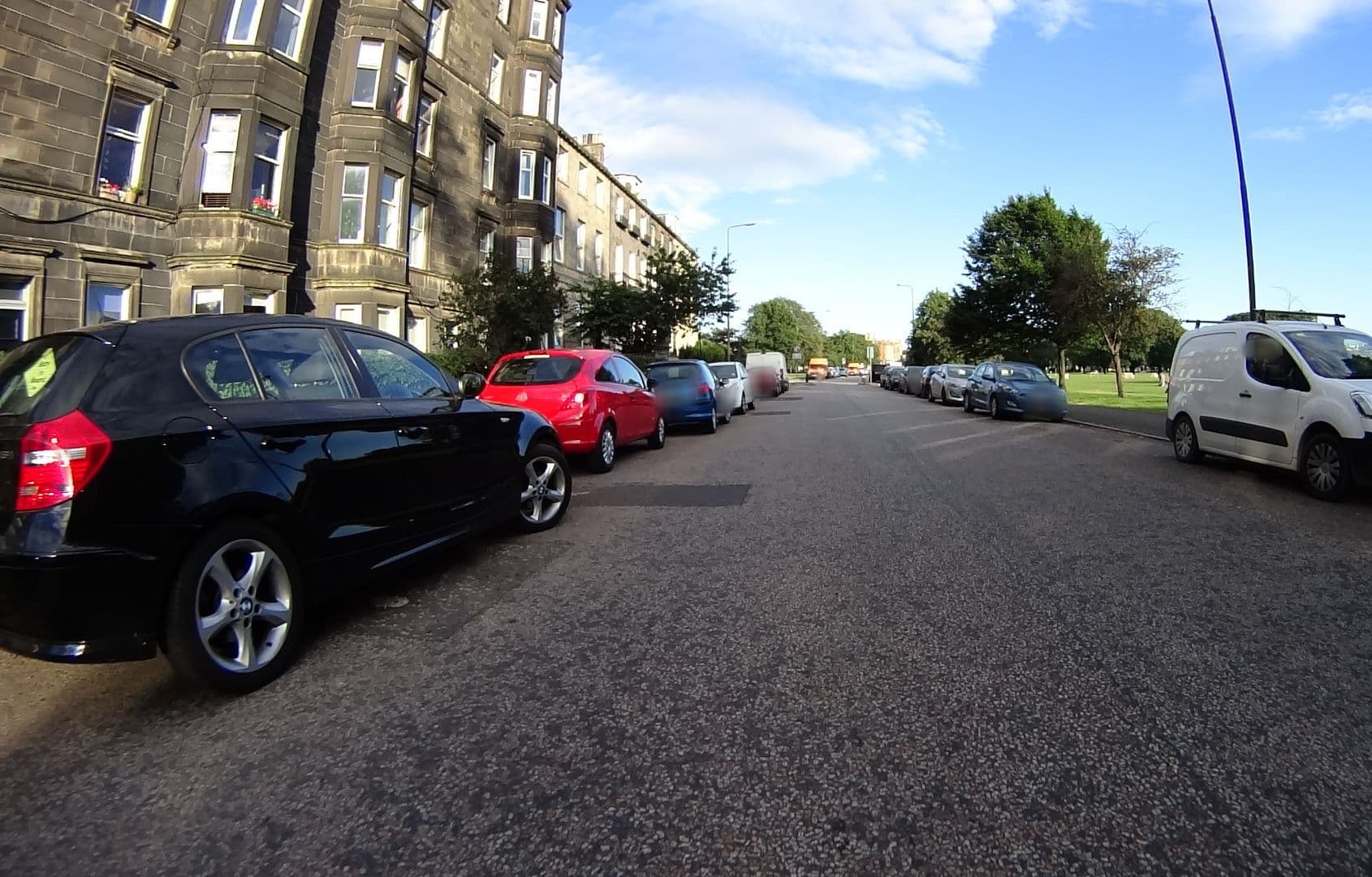 Street view near The Townhouse - Leith, Edinburgh — © tkerby (CC BY-SA · Mapillary)