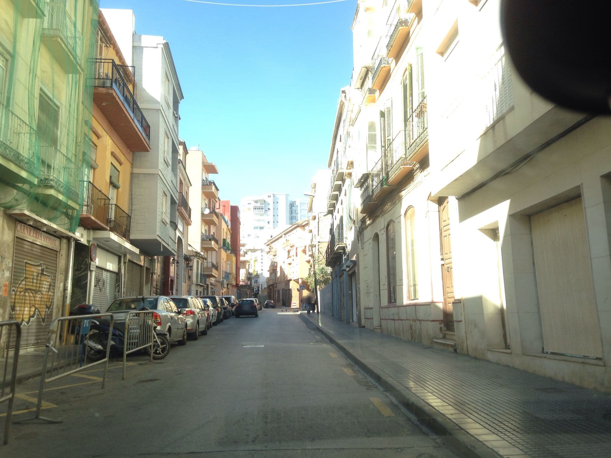 Street view near Coeo Frailes Design Apartments, Málaga — © klaberlang (CC BY-SA · Mapillary)