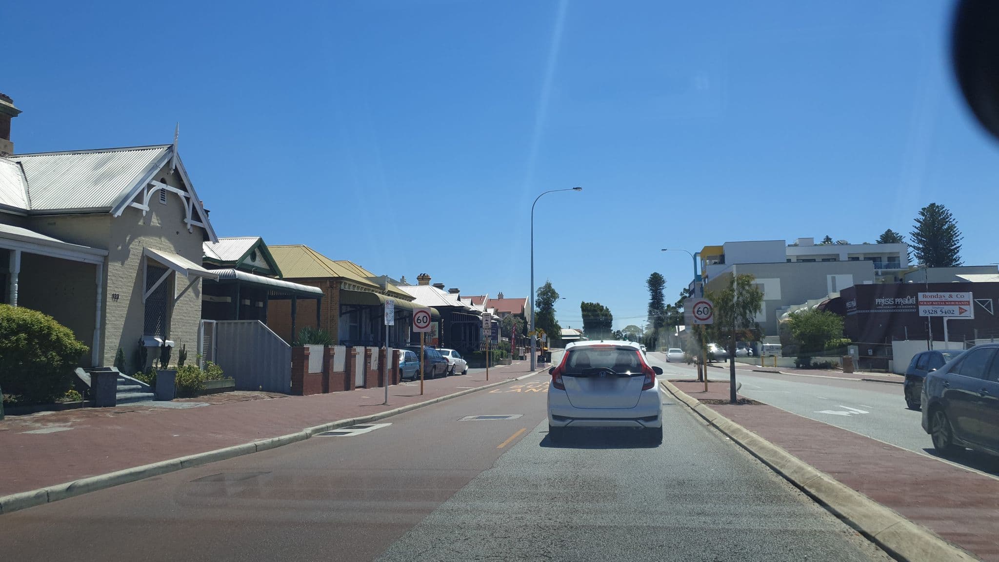 Street view near Spin Off Hostel, Perth city centre — © pdaemon (CC BY-SA · Mapillary)