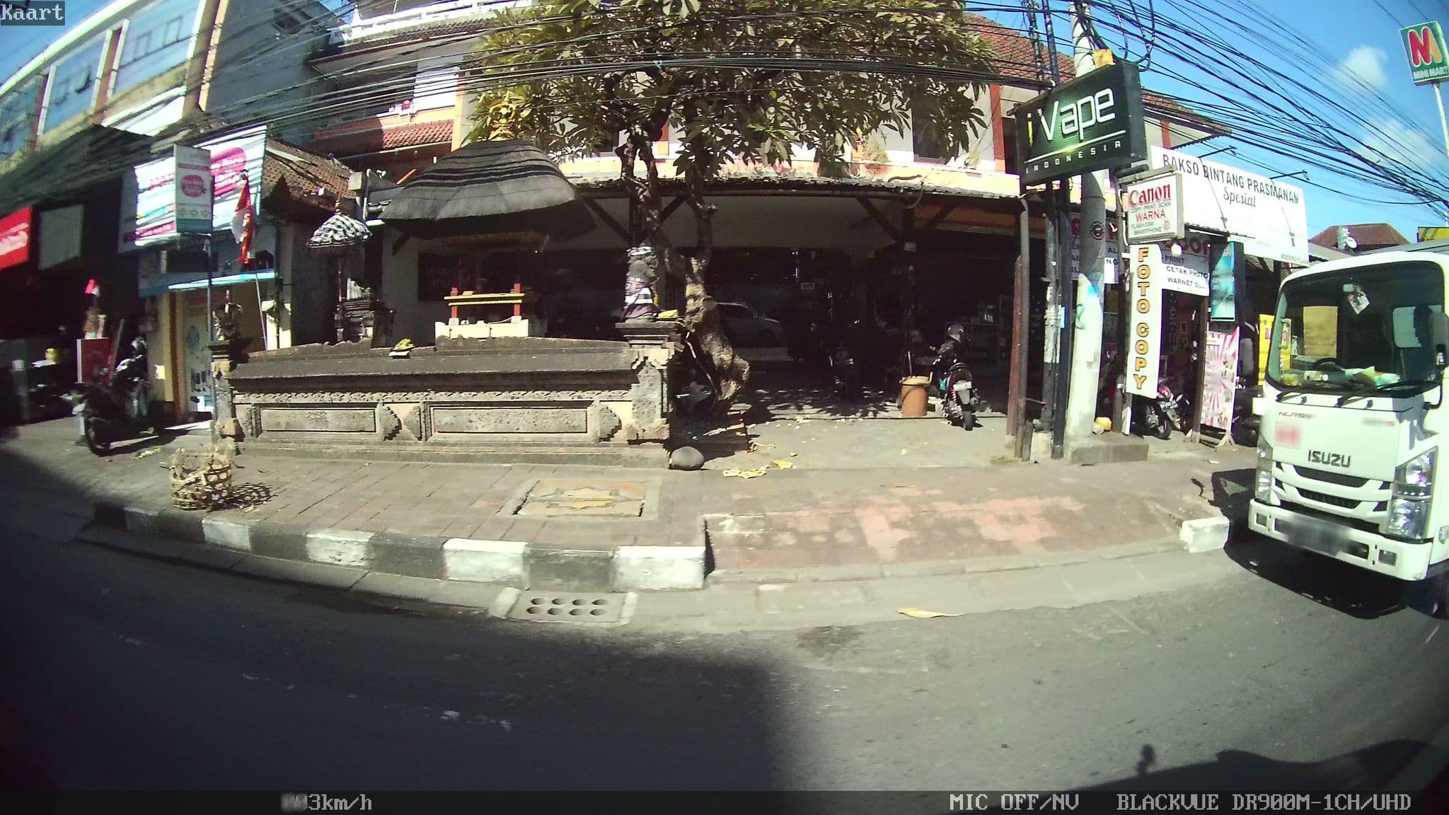 Street view near CX hostel (right place), Kuta