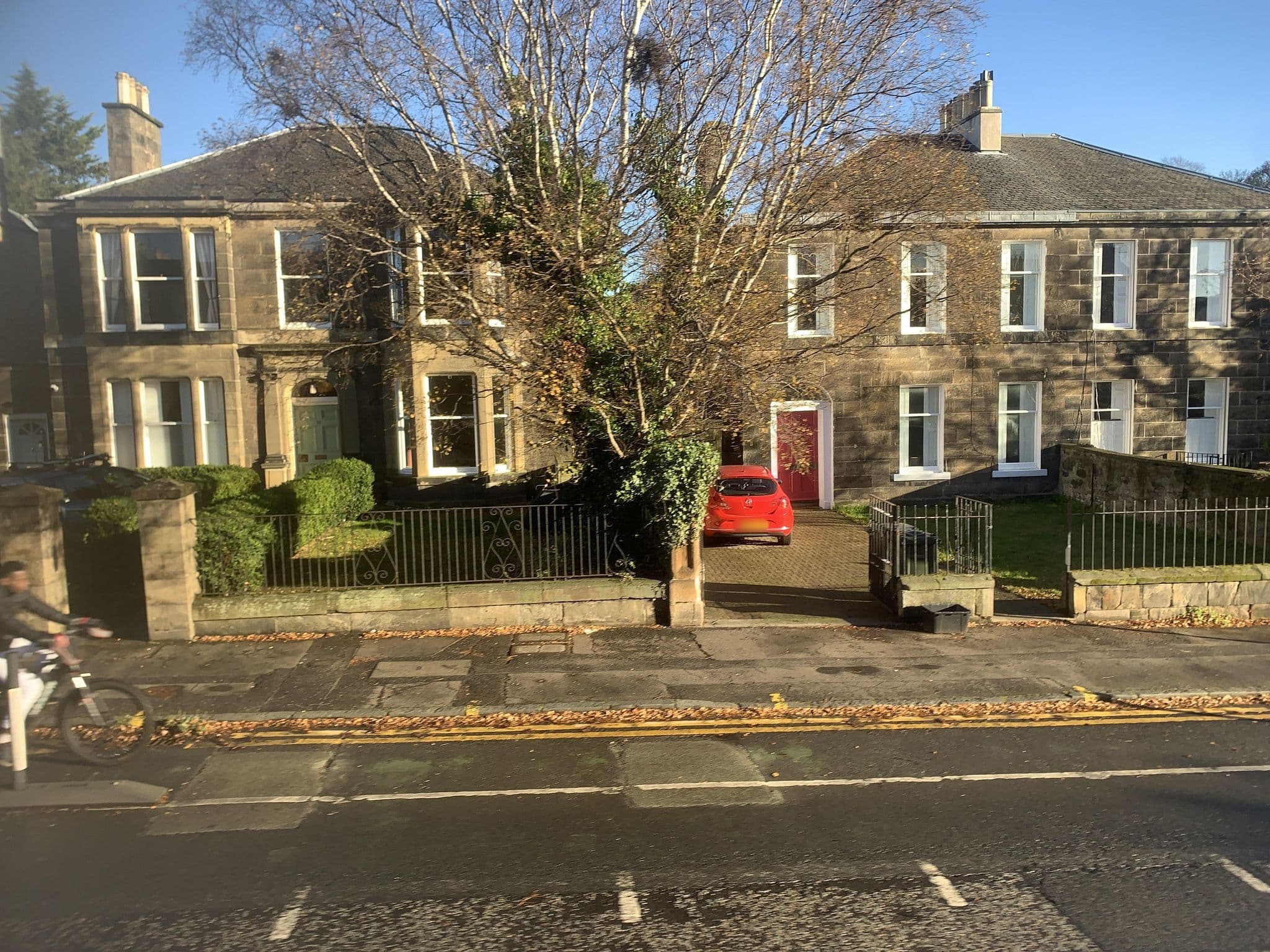 Street view near Blossom guesthouse, Edinburgh — © lucagm (CC BY-SA · Mapillary)