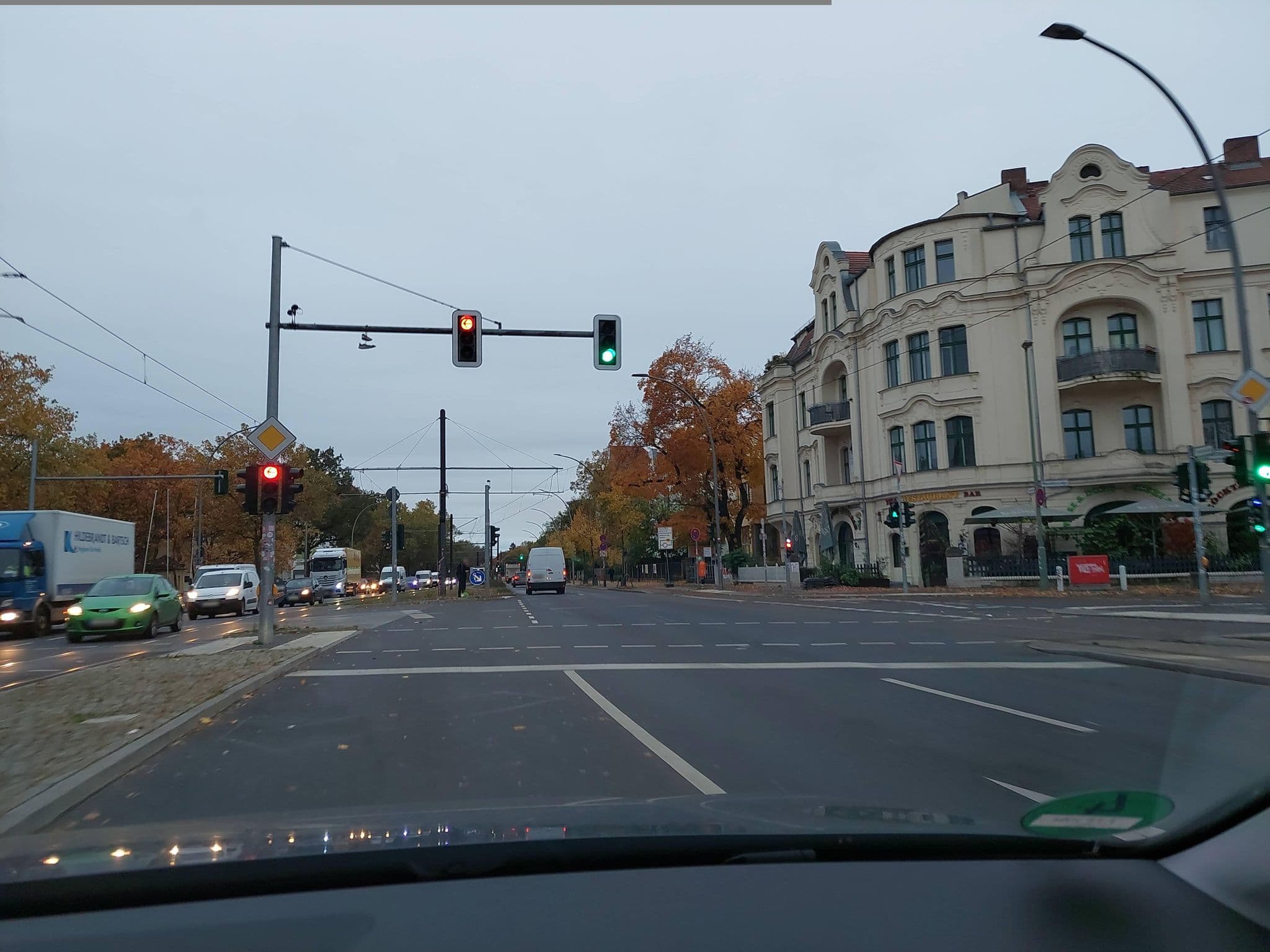 Street view near smartments Berlin Karlshorst, Karlshorst — © DBSEV_SBB (CC BY-SA · Mapillary)