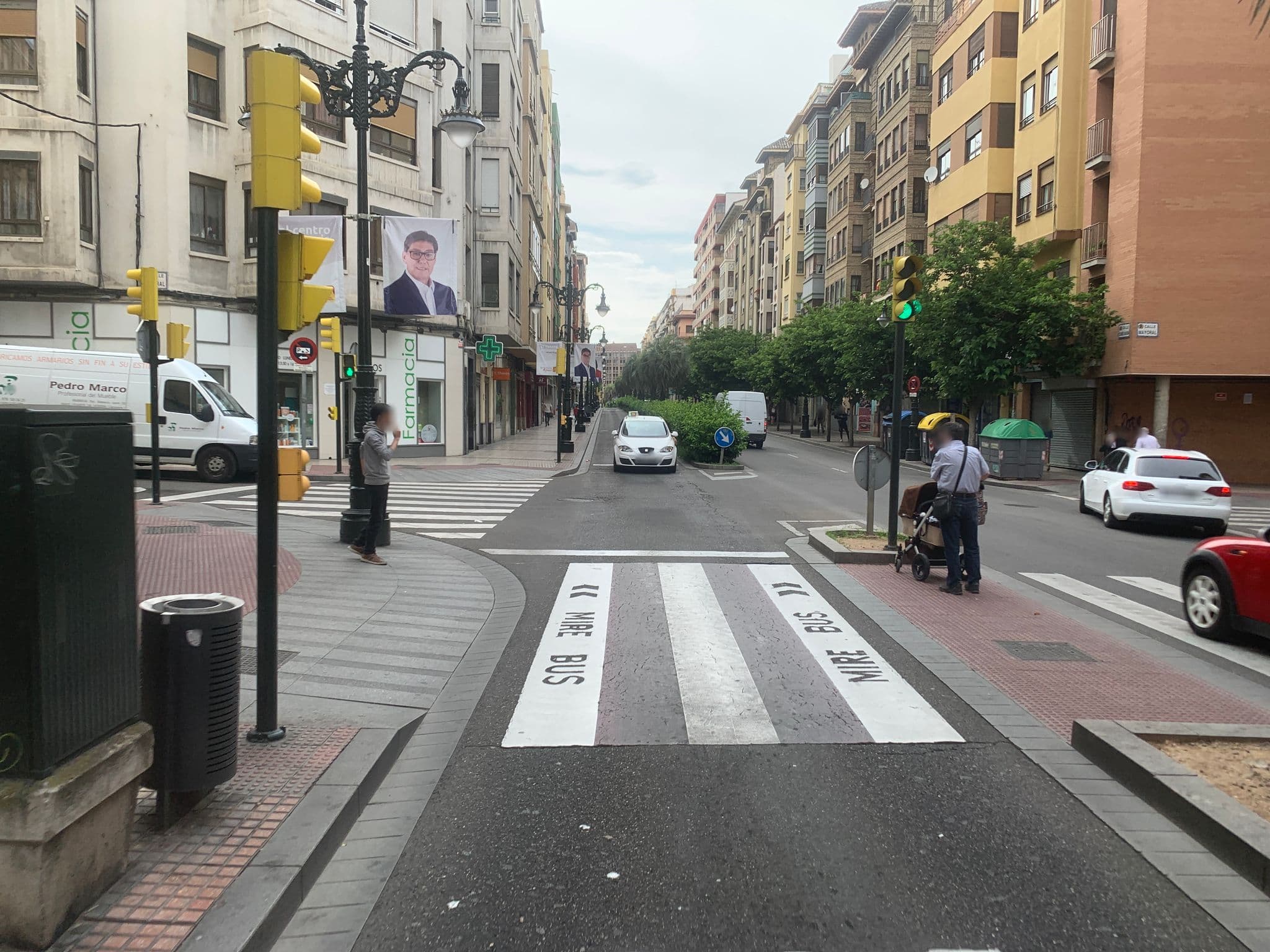 Street view near AZ the zity hostel, Zaragoza — © robot8a (CC BY-SA · Mapillary)