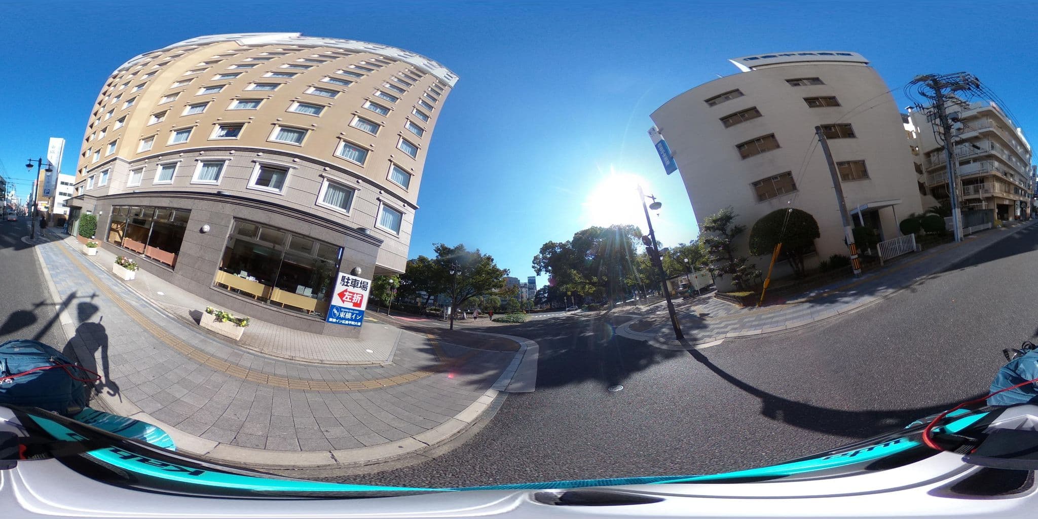 Street view near 東横INN広島平和大通, Hiroshima — © nmaruichi (CC BY-SA · Mapillary)